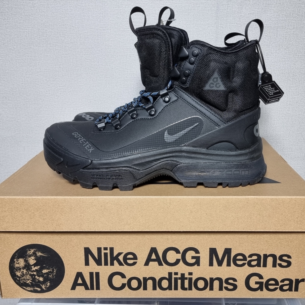 Nike ACG Air Zoom Gaiadome Gore-Tex Black 착용 스타일