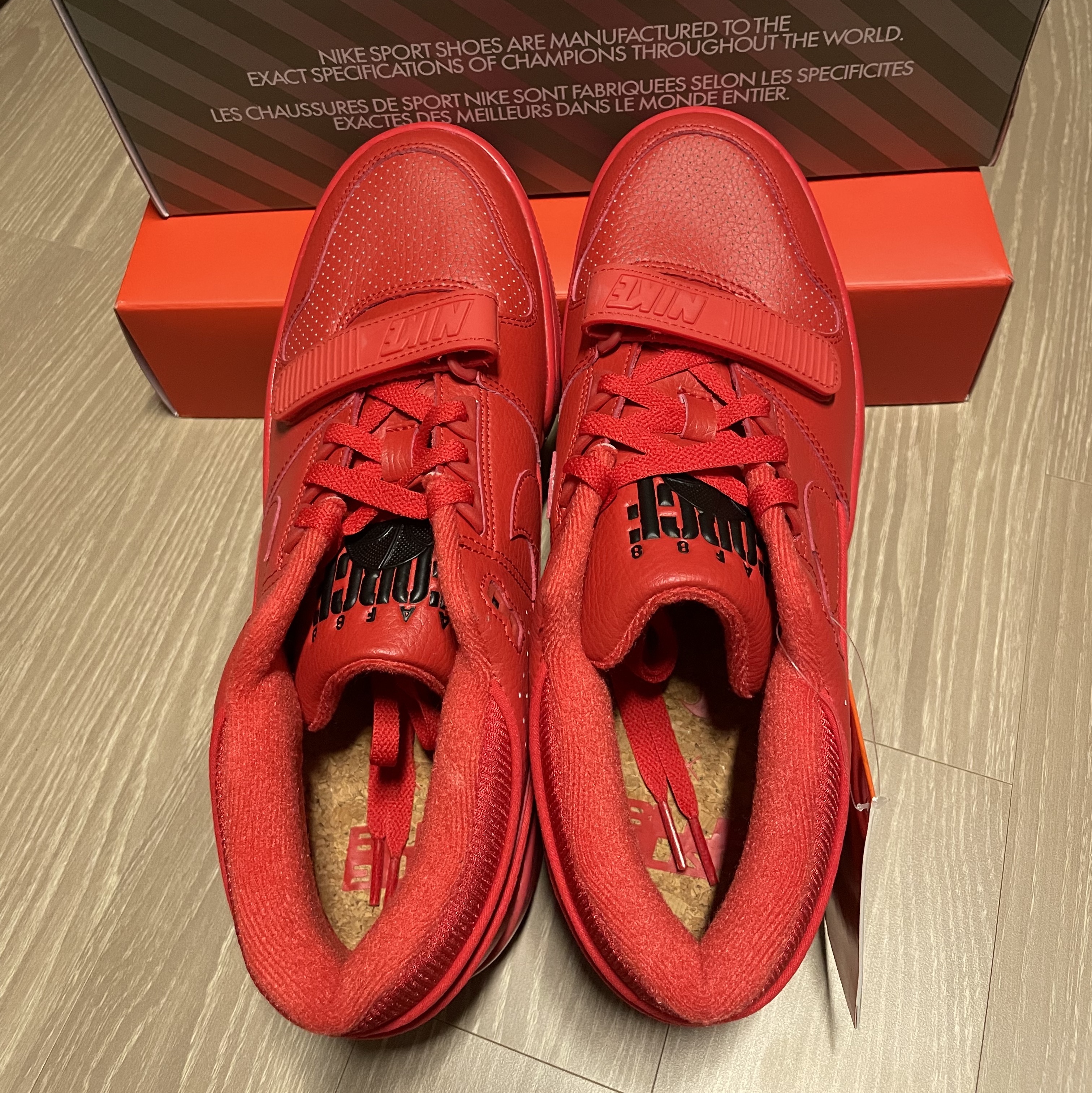 Nike x Billie Eilish Air Alpha Force 88 Fire Red 착용 스타일 - 4