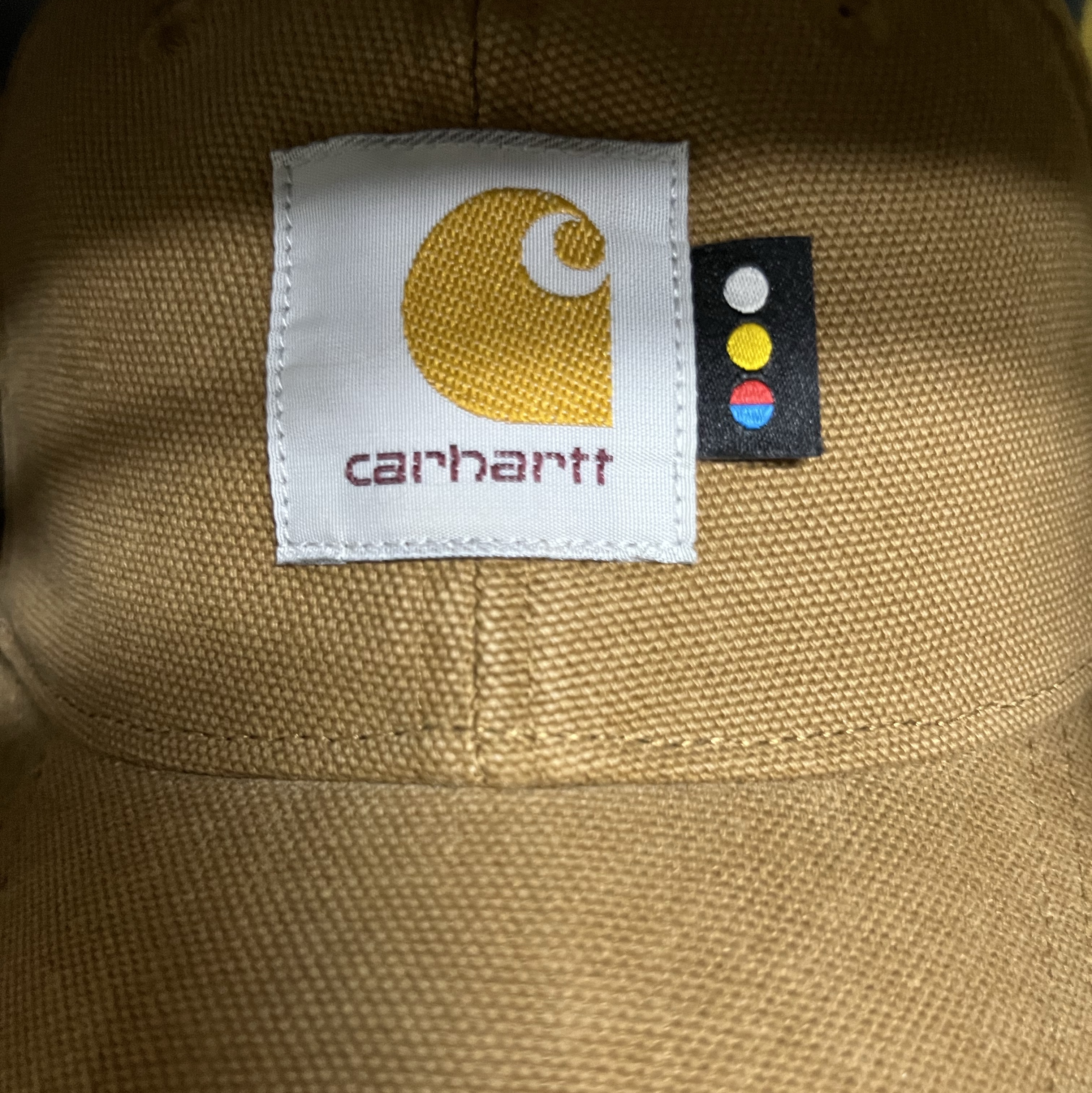 Carhartt WIP x IAB Studio Canvas 6-Panel Cap Hamilton Brown 착용 스타일