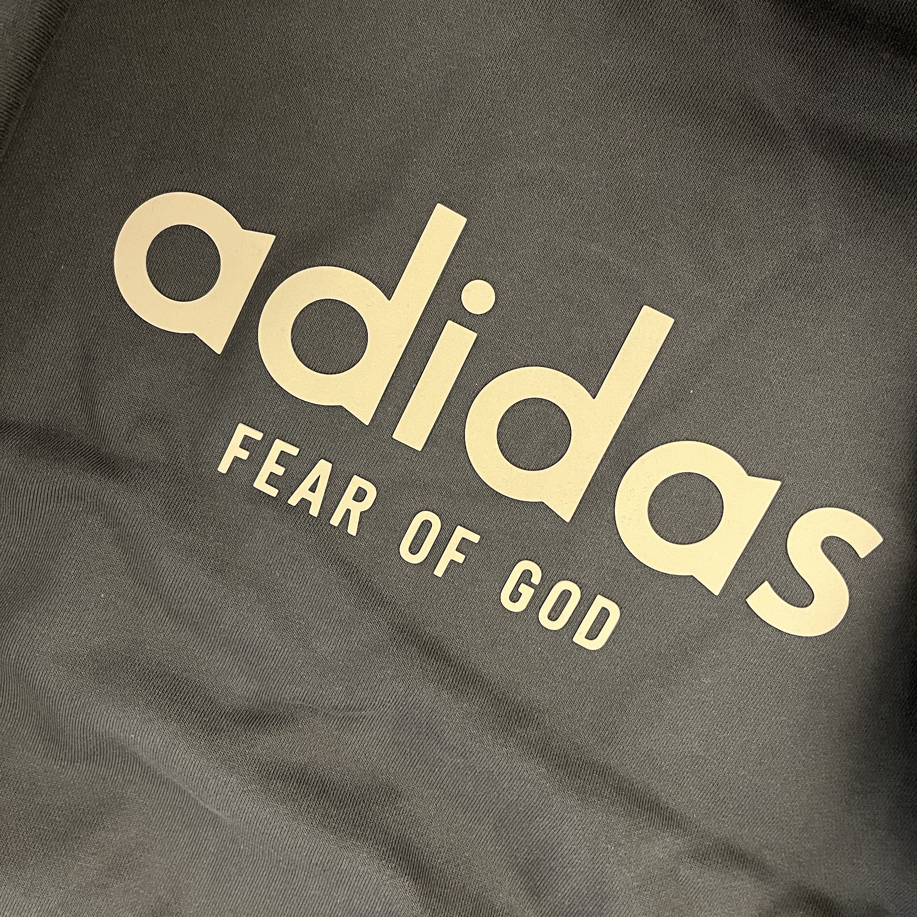 Adidas x Fear of God Athletics Heavy Fleece Hoodie Black - KR Sizing 착용 스타일