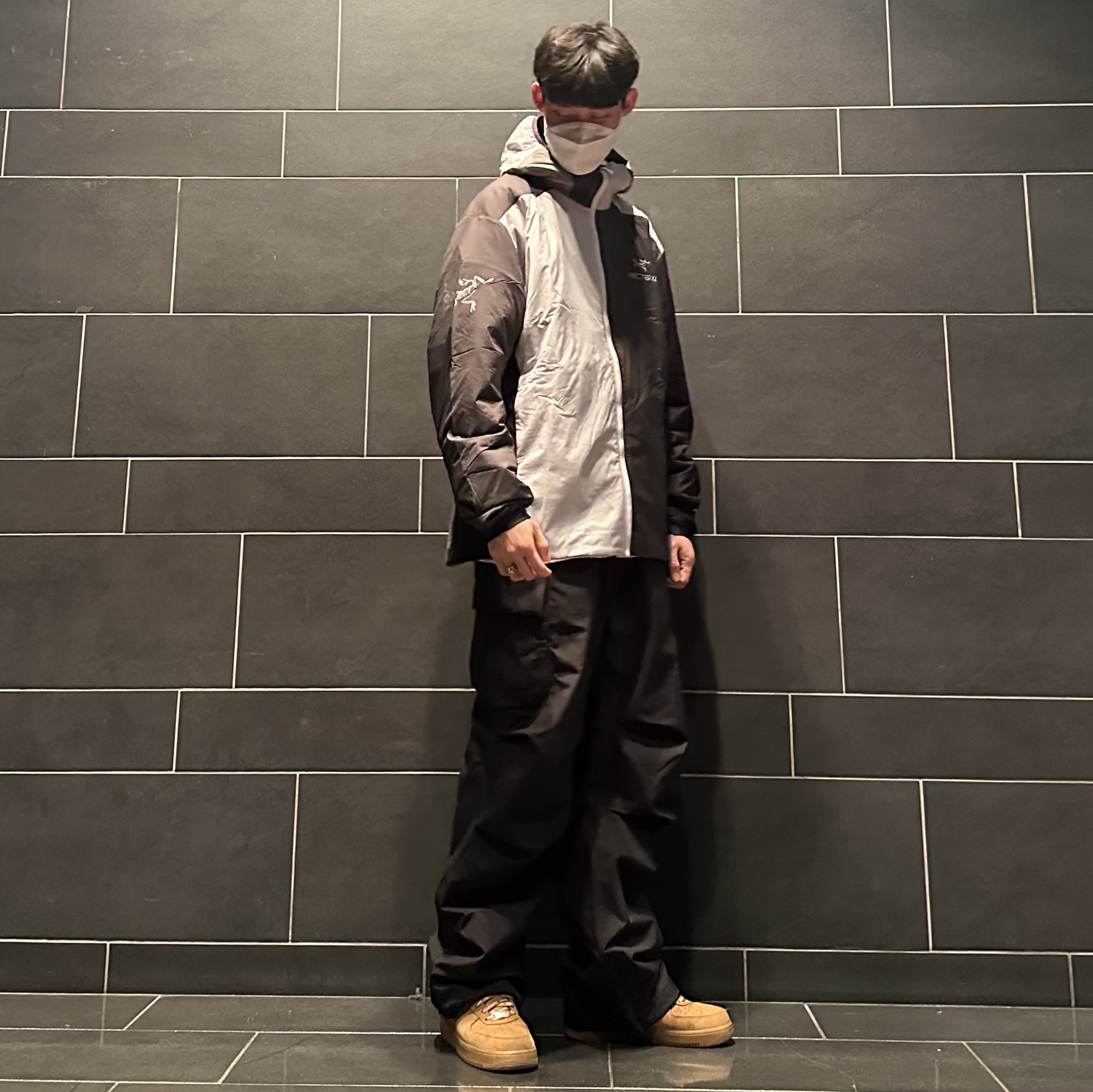 Arc'teryx x Beams Atom Hoody Tranquil 착용 스타일 - 3