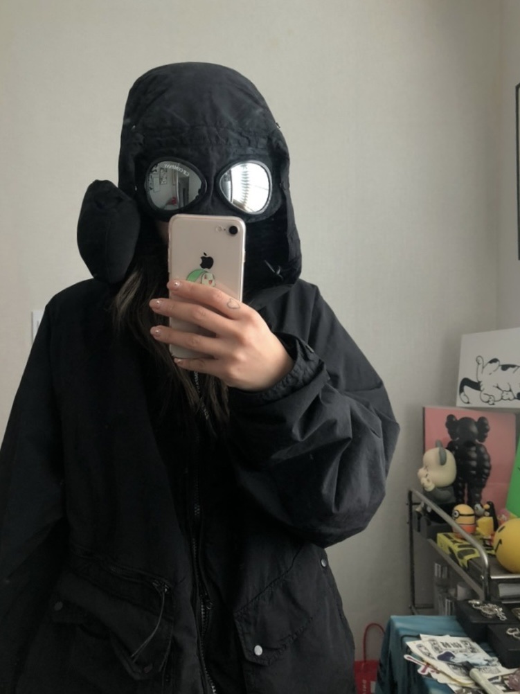 Palace x C.P. Company Jacket Black - 23FW, Nike x Virgil Abloh Icons The Ten Something's Off Book 착용 스타일 - 1