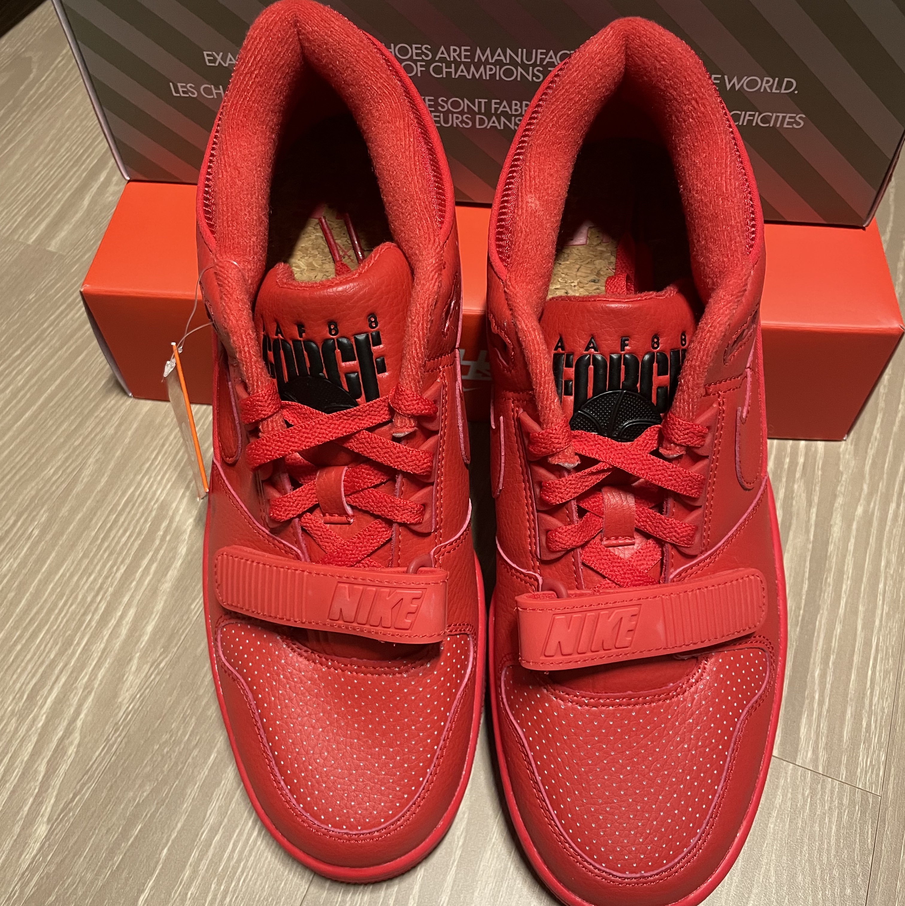 Nike x Billie Eilish Air Alpha Force 88 Fire Red 착용 스타일 - 6