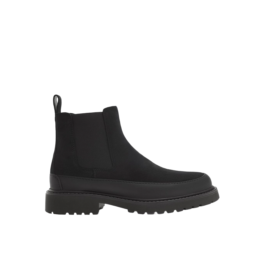 자라 스플릿 스웨이드 부츠 블랙(Zara Split Suede Boots Black) - 1