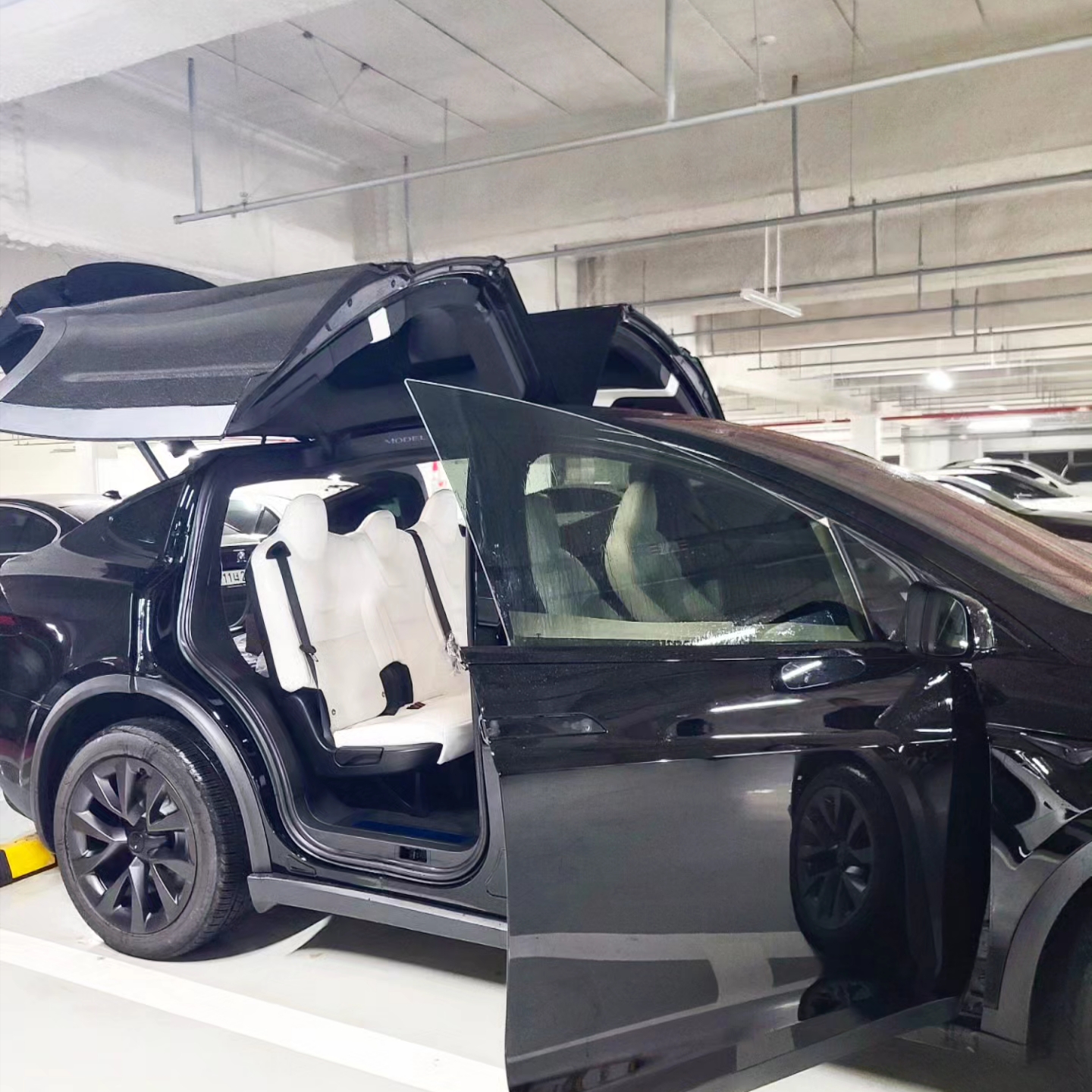 Tesla Model X Key Fob 착용 스타일 - 2