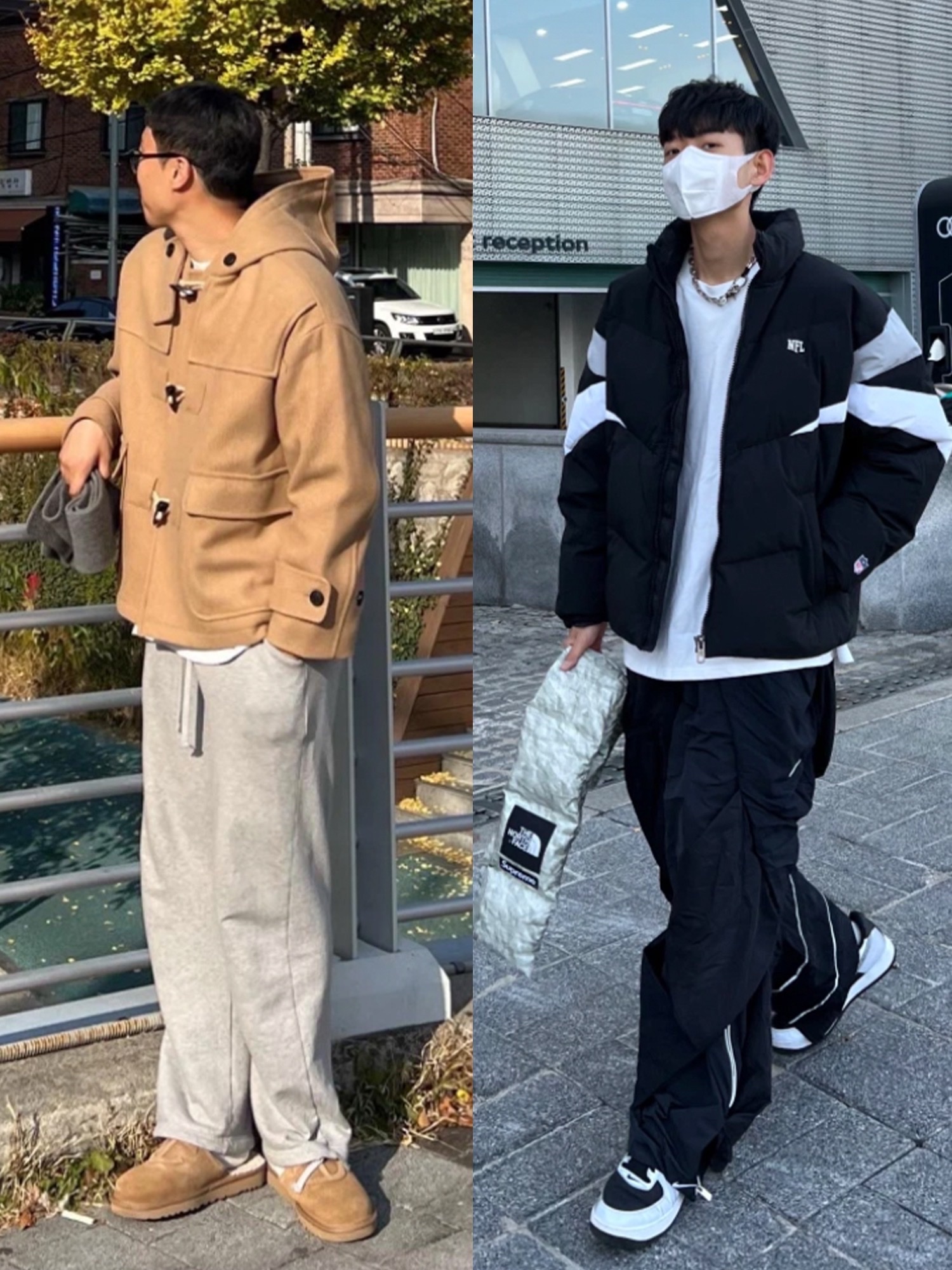 Arc'teryx Bird Head Toque Dark Magic, Undermycar Mu.15 Anti Fxxking Logo Play Triple Logo Crop Padding Jacket Black 착용 스타일 - 3