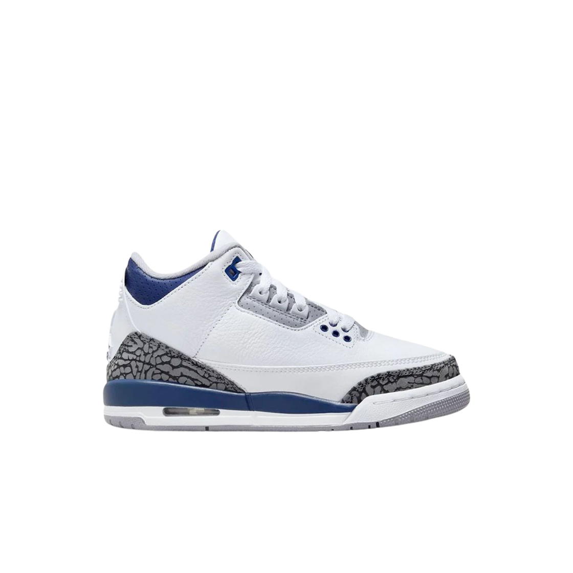 (GS) 조던 3 레트로 화이트 미드나잇 네이비((GS) Jordan 3 Retro White Midnight Navy)