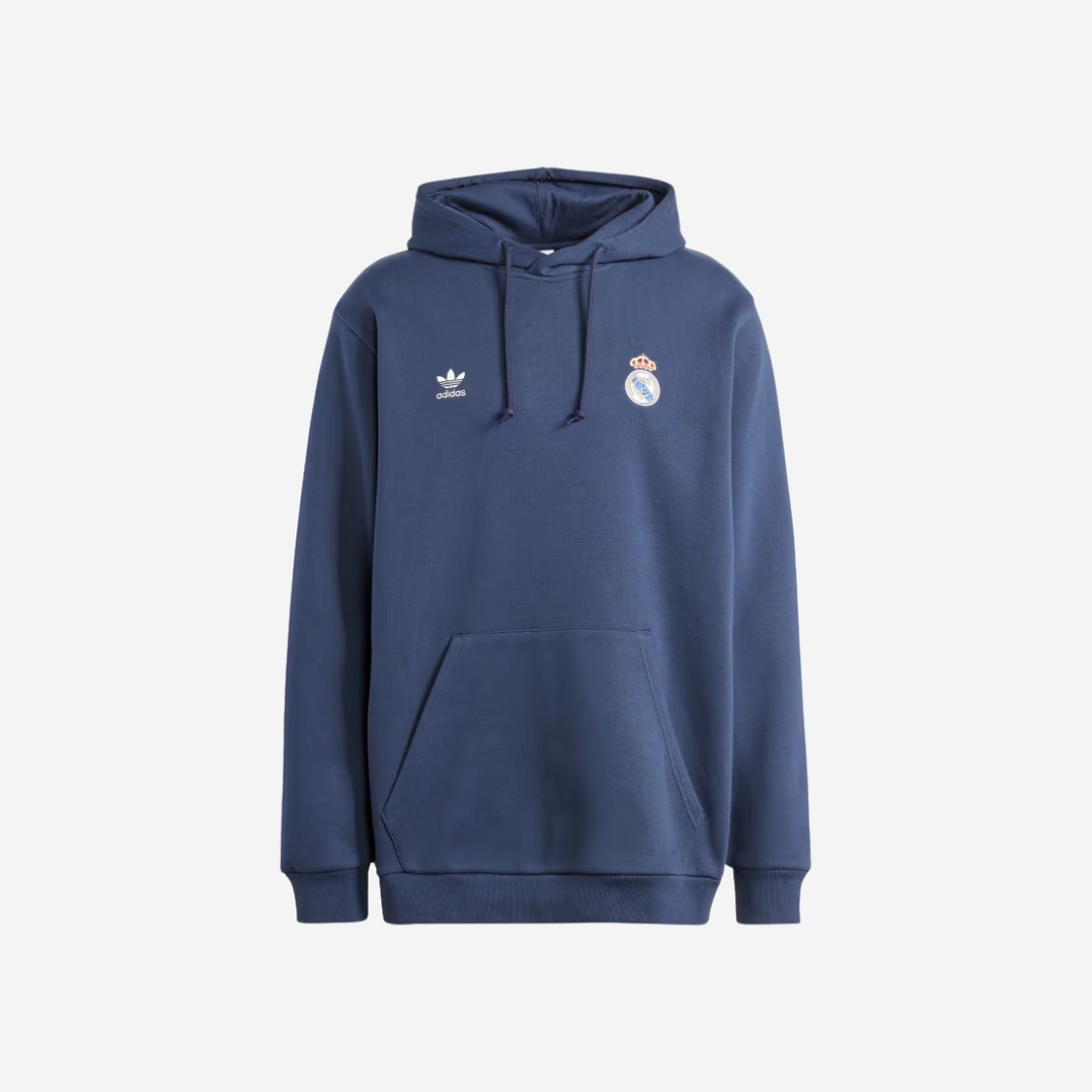 Adidas Real Madrid Essentials Trefoil Hoodie Legend Ink - KR Sizing 상세 이미지 1