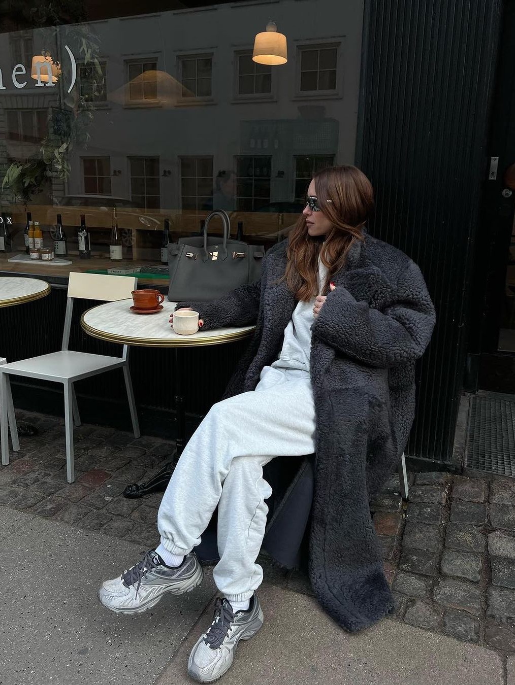 Sllow Garments Split Point Jogger Pants Gray, Zara x Ader Error Jogger Pants Grey 착용 스타일 - 7