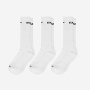 Nike x Stussy Everyday Plus Cushioned Crew Socks White (3 Pack)