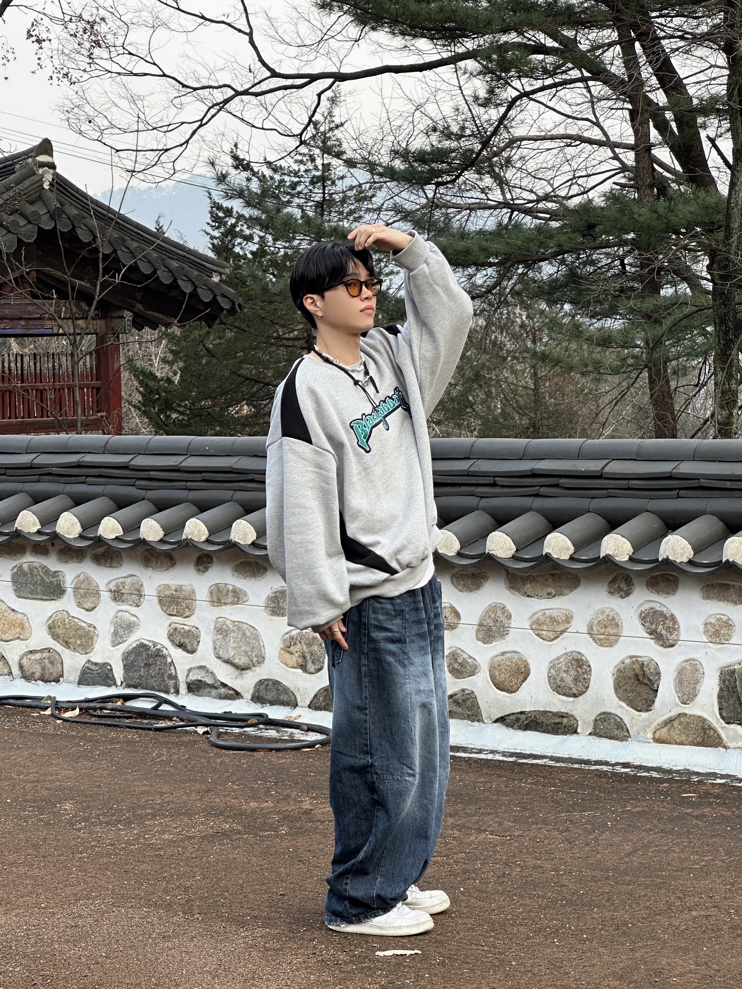 Nike Air Force 1 '07 Low White 착용 스타일 - 2