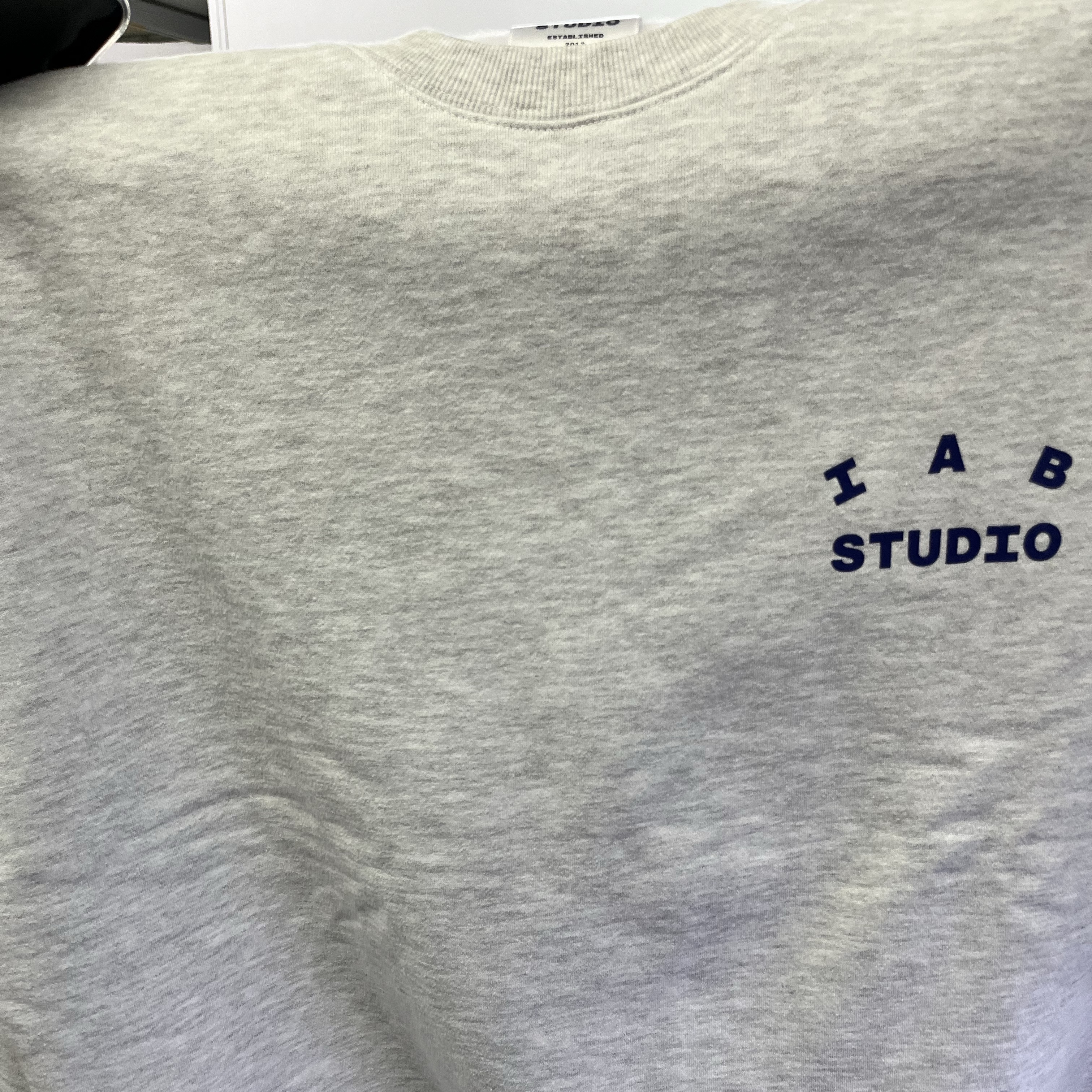 IAB Studio Sweatshirt Light Gray - 23FW 착용 스타일