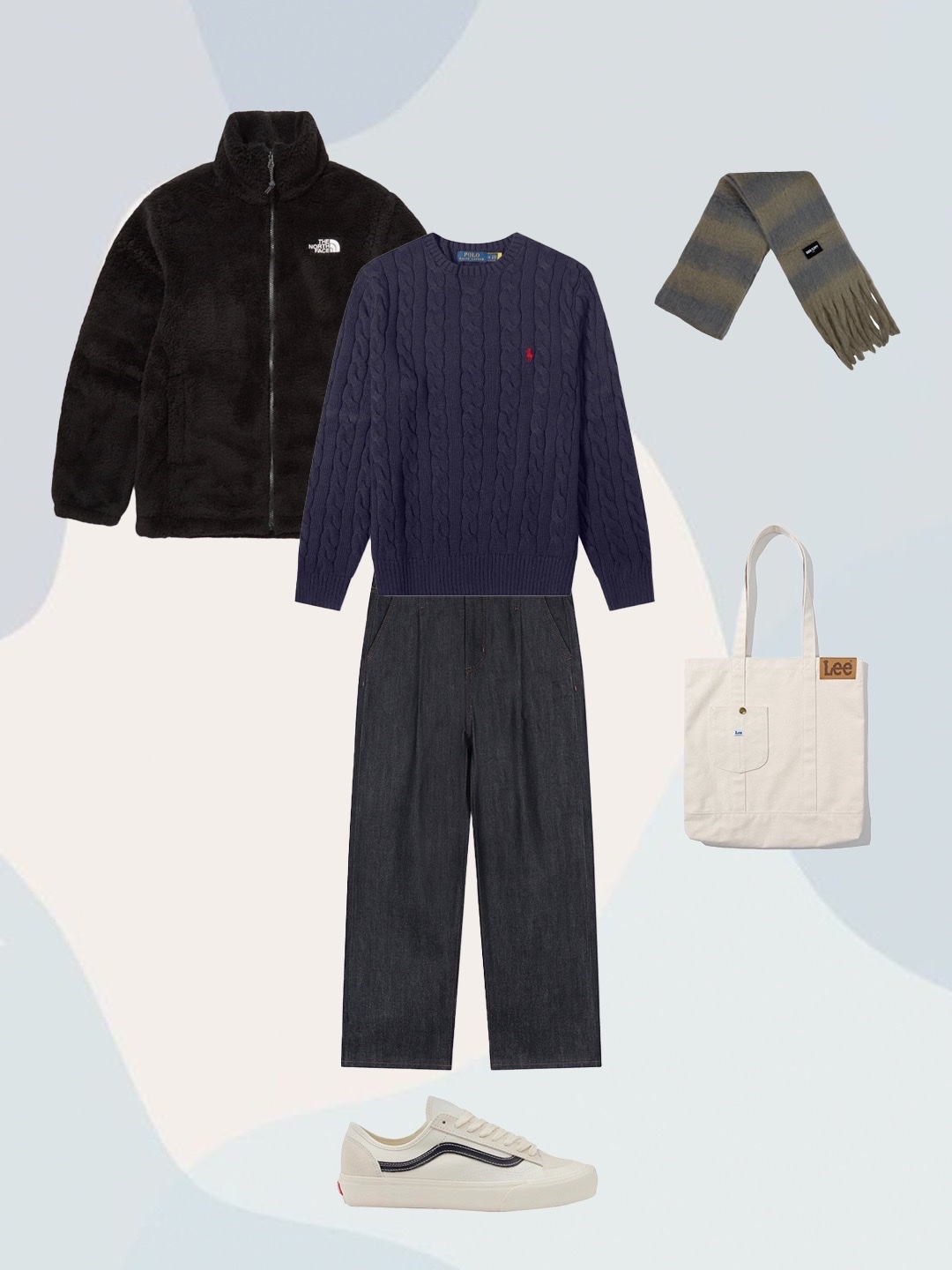 Vans Style 36 Decon SF Marshmallow White, Converse One Star Pro Ox White Black 착용 스타일 - 2