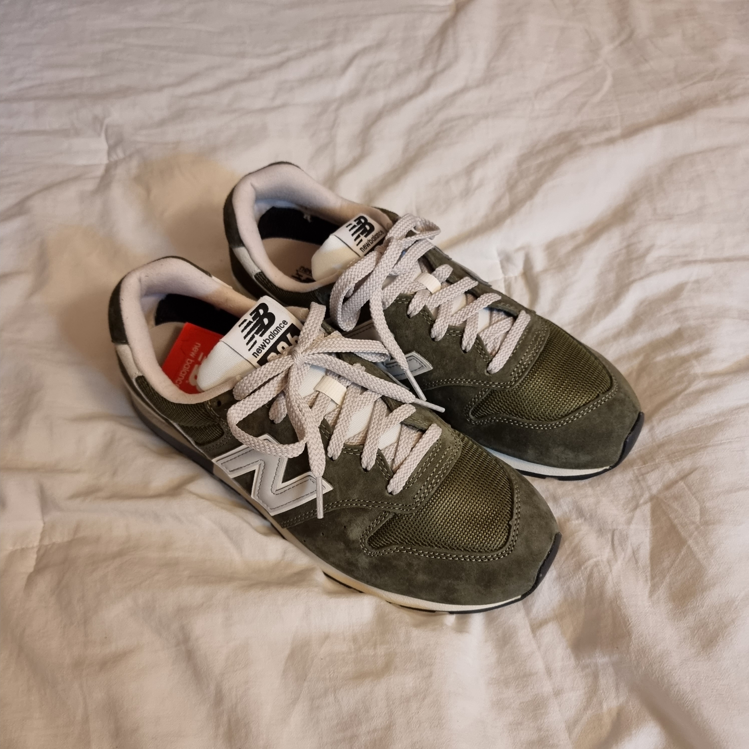 New Balance 996 Dark Green 착용 스타일