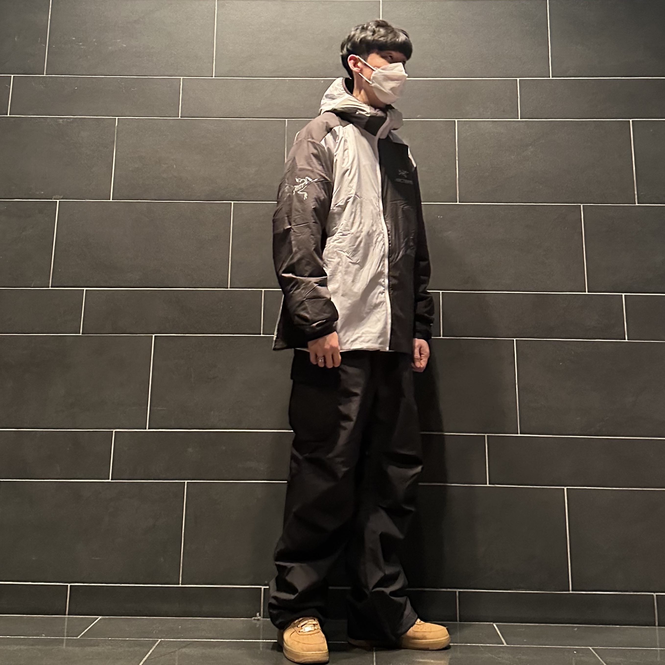 Arc'teryx x Beams Atom Hoody Tranquil 착용 스타일 - 1
