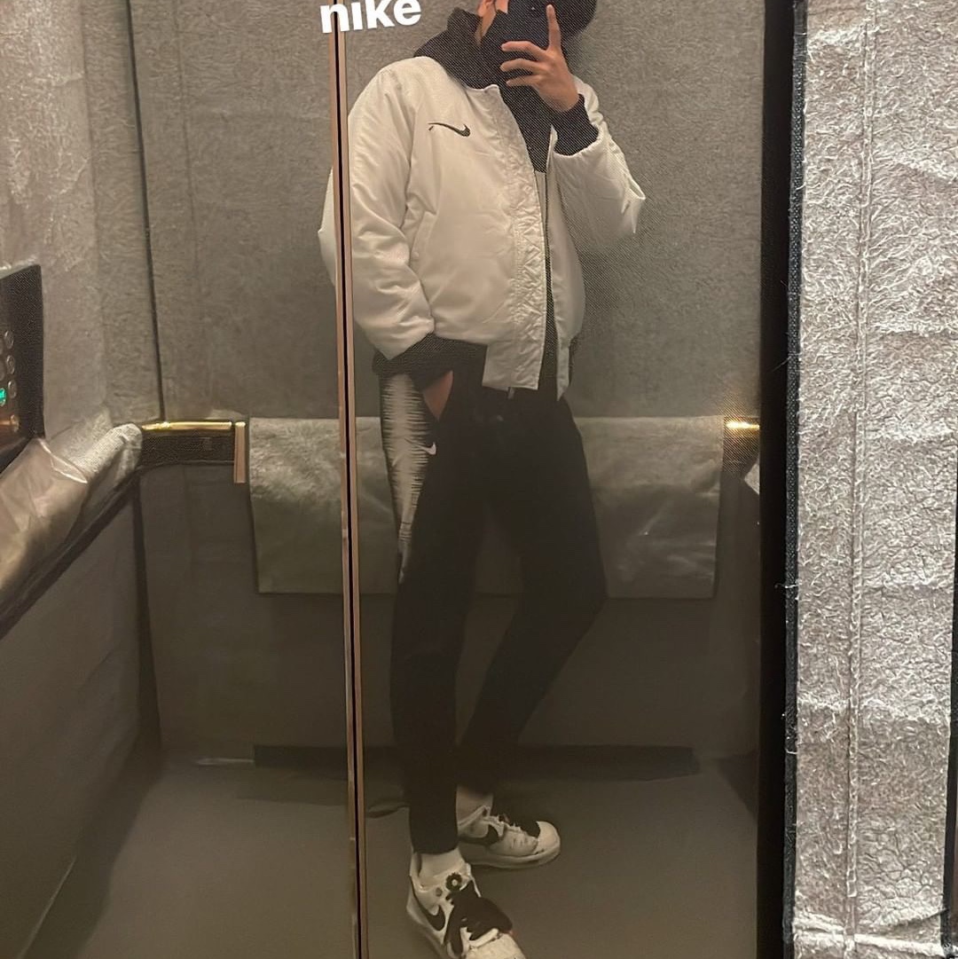 Nike NSW Swoosh Therma-Fit Bomber Black - Asia, Nike x Peaceminusone Air Force 1 Low Para-Noise 2.0 착용 스타일