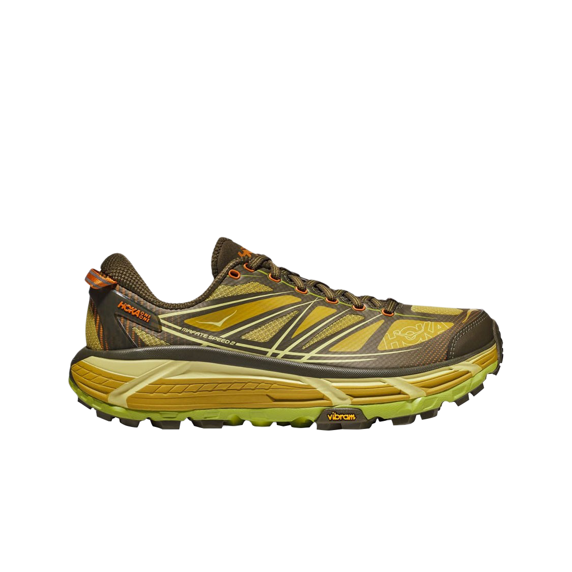 호카 마파테 스피드 2 다크 올리브 골든 리첸(Hoka Mafate Speed 2 Dark Olive Golden Lichen)
