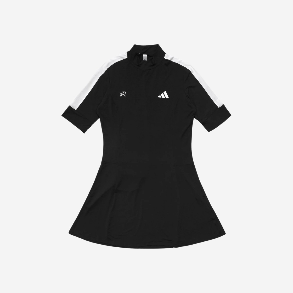 (W) Malbon Golf x Adidas Made With Nature Golf Dress Black 상세 이미지 1