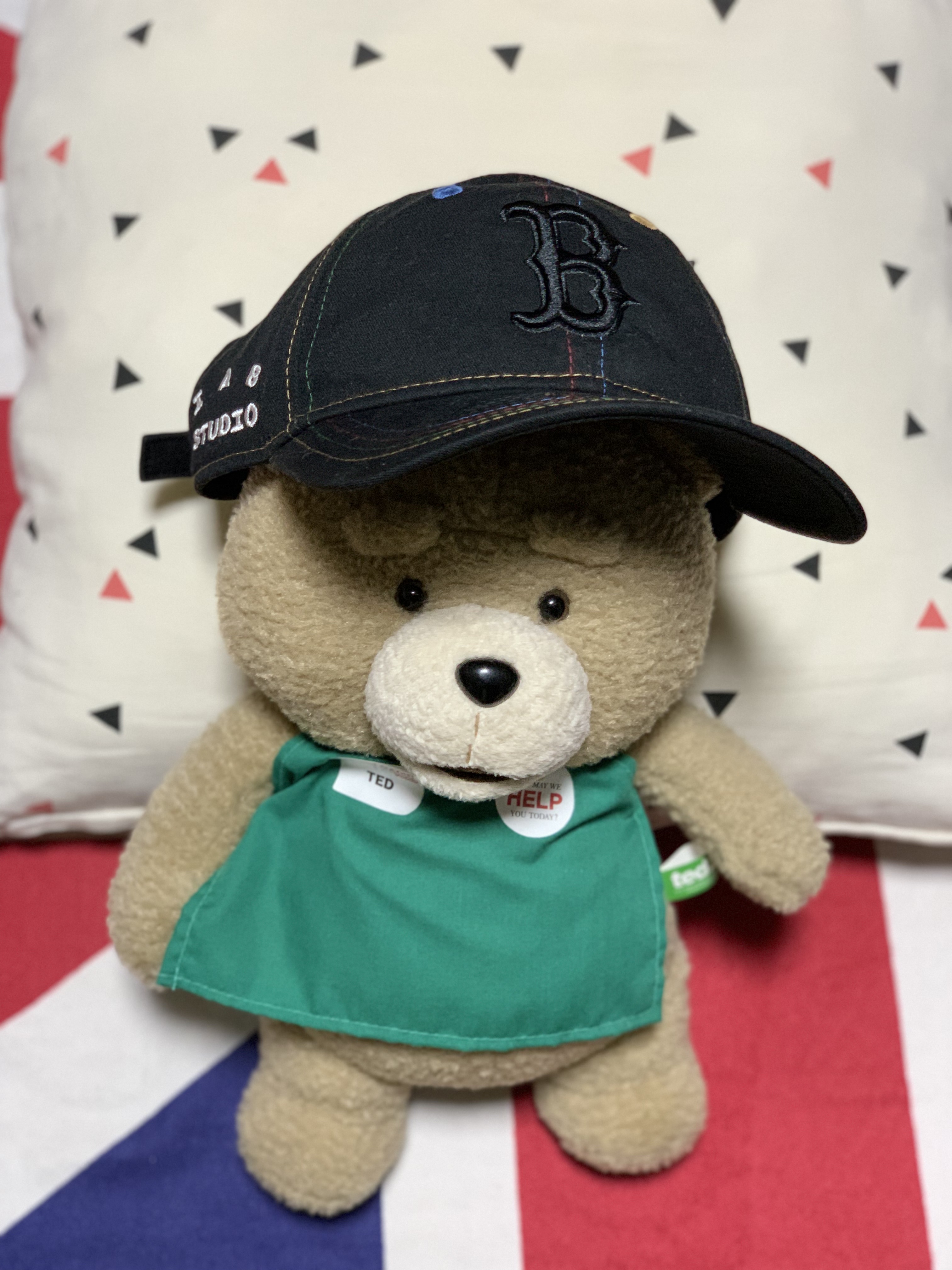 IAB Studio x New Era B. Redsox Cap Black 착용 스타일