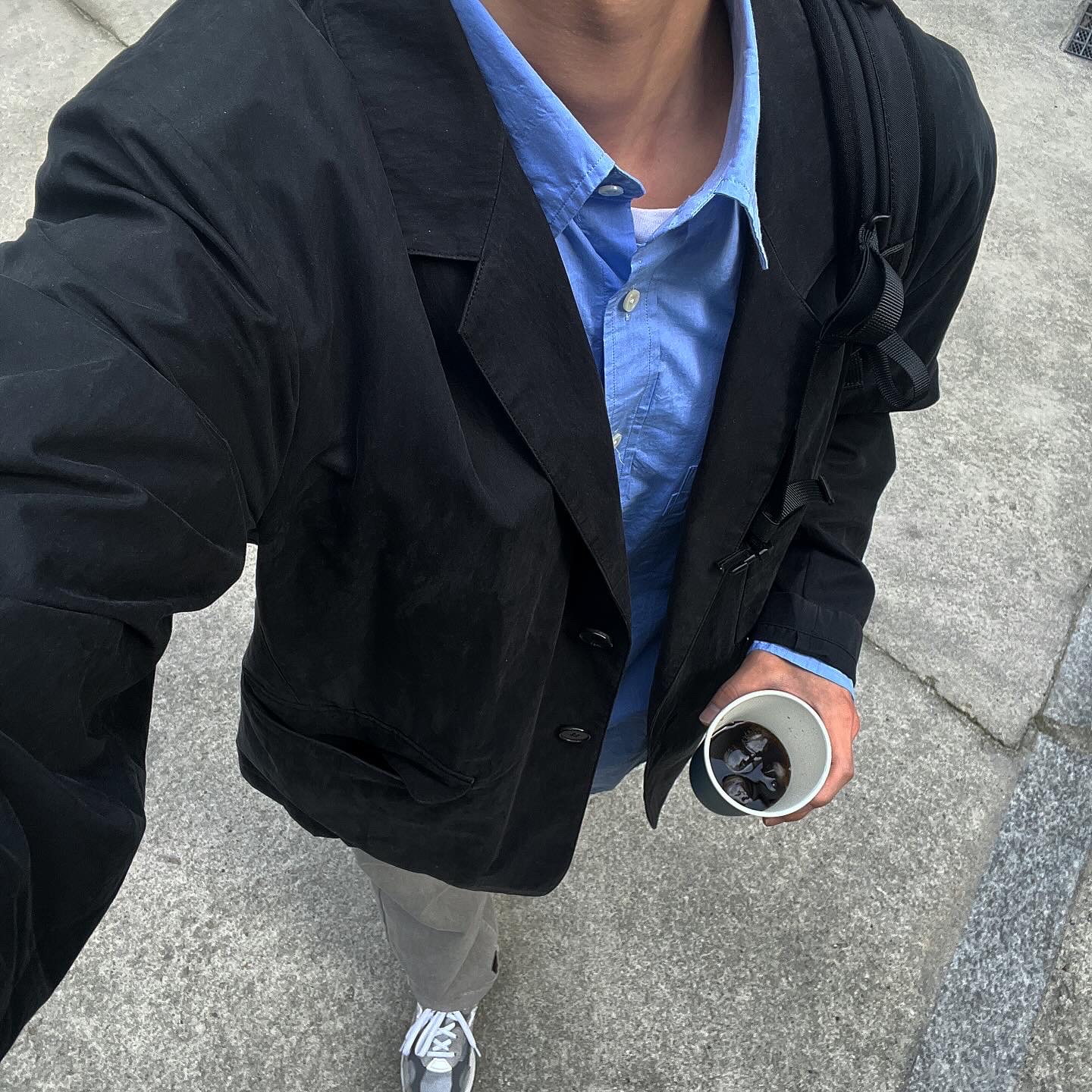 Pottery Comfort Shirt Giza Cotton 100/2 High Density Poplin Cloth Resilient Finish, The North Face Hot Shot Black 착용 스타일