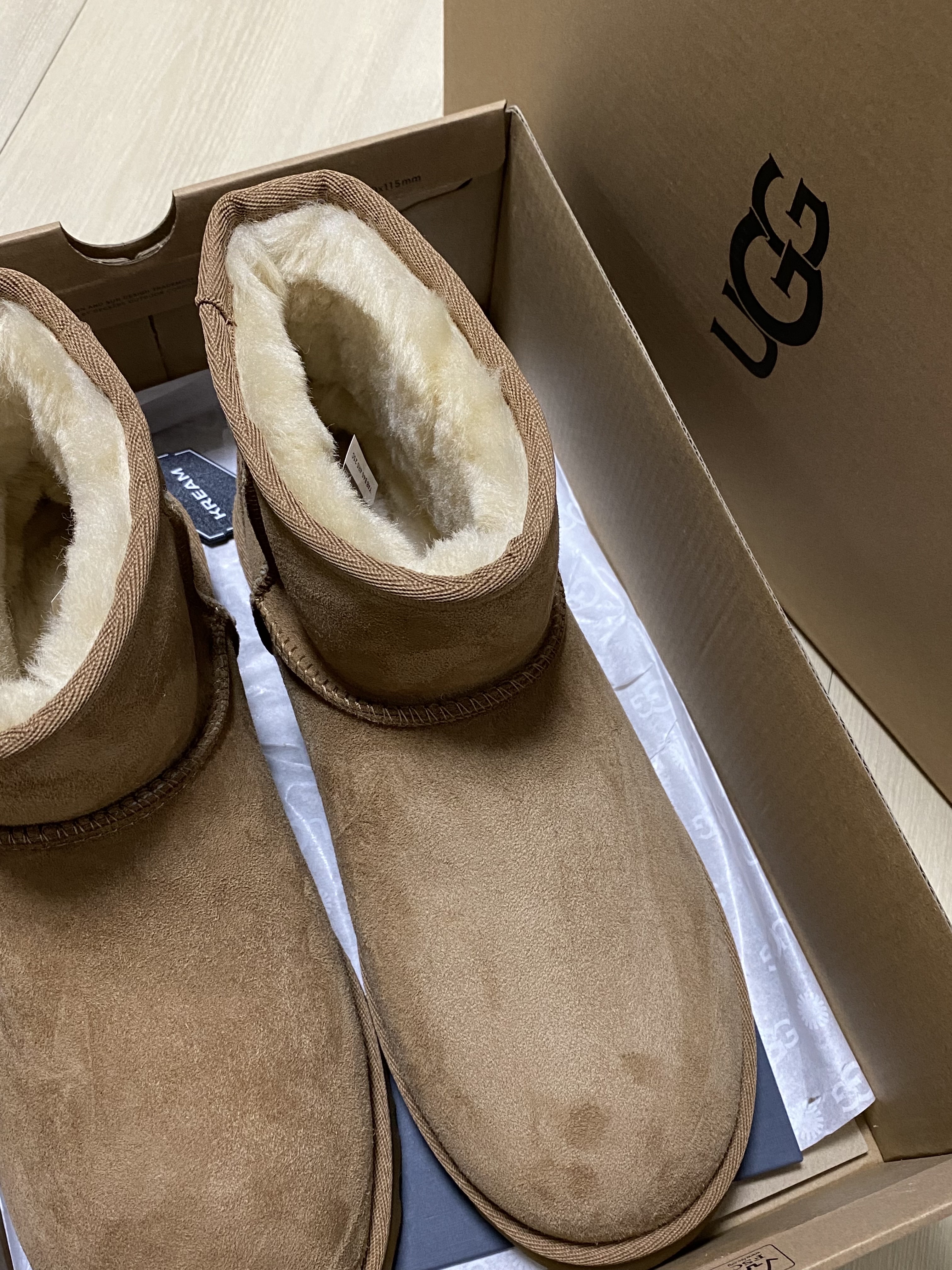 (W) UGG Classic Mini II Boots Chestnut 착용 스타일