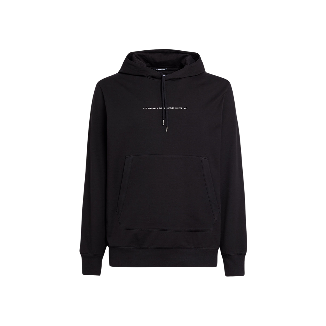 C.P. Company Metropolis Series Stretch Fleece Printed Hoodie Black - 23FW 상세 이미지 1