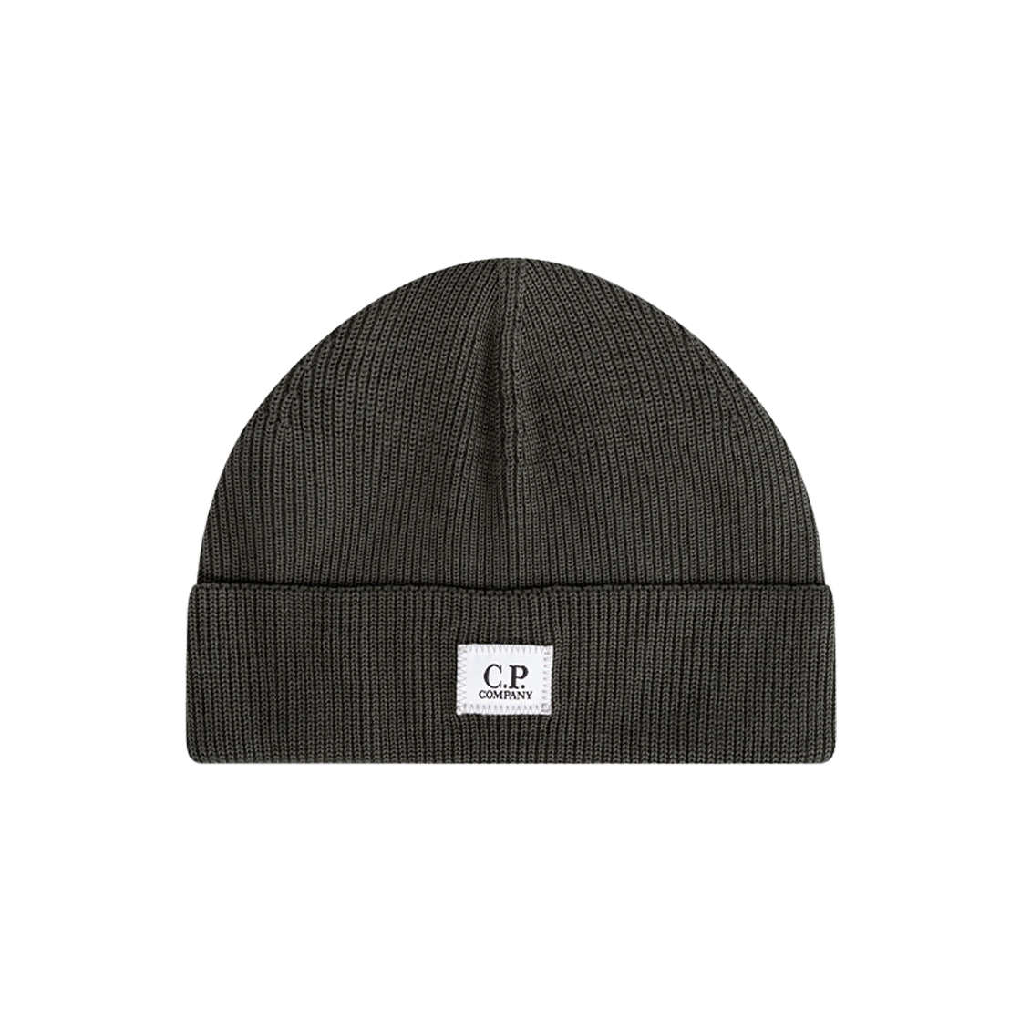 C.P. Company Re-Wool Beanie Olive Night Green - 23FW 상세 이미지 1