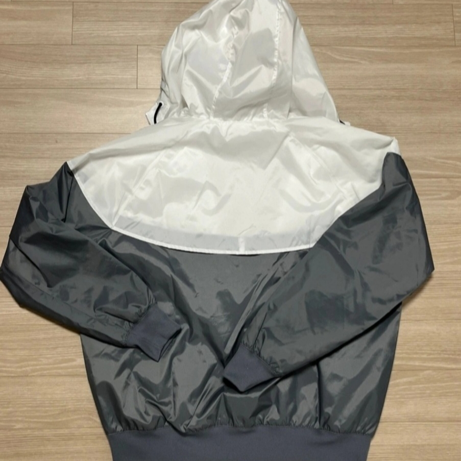 Nike NSW Windrunner Hoodie Jacket Smoke Grey - Asia 착용 스타일 - 2
