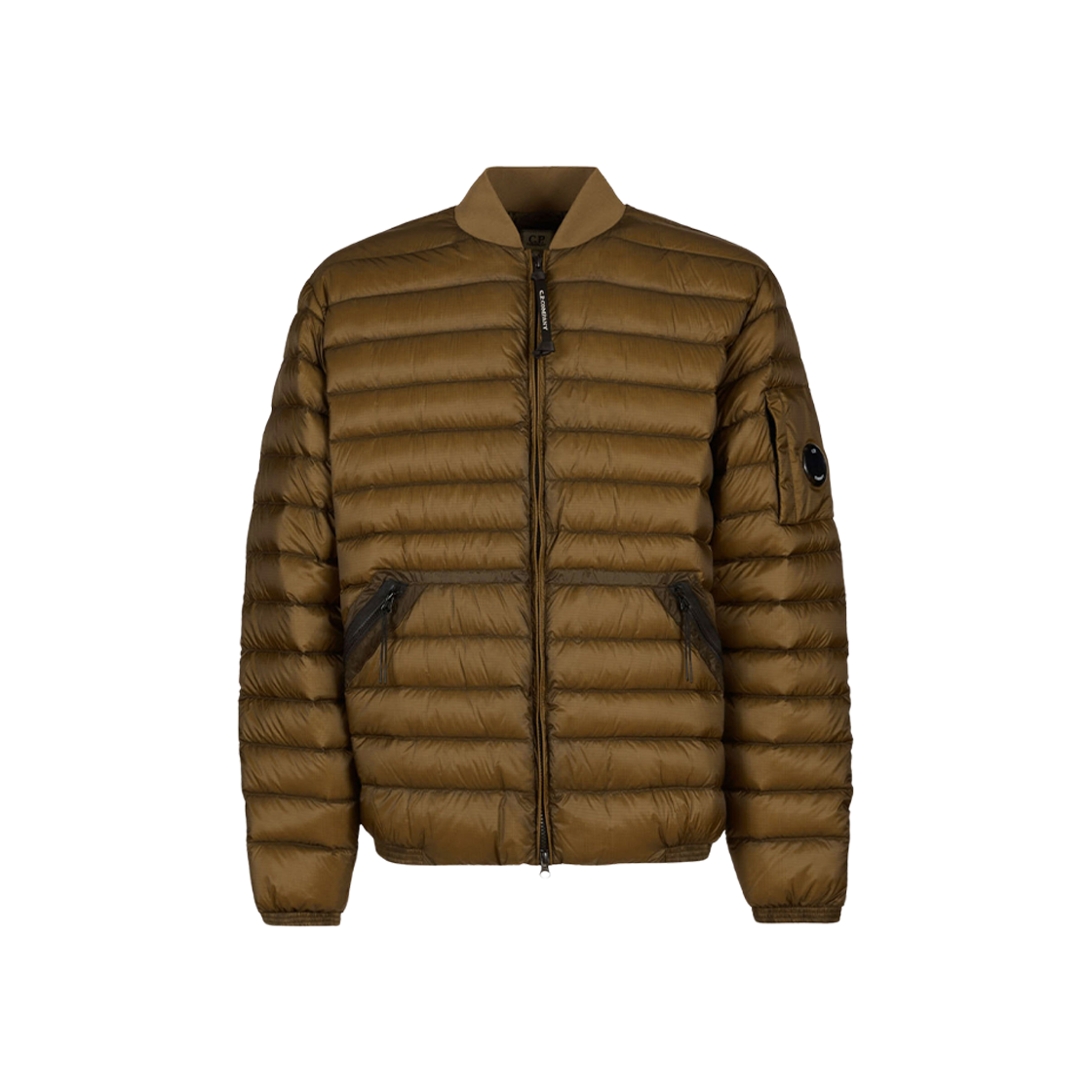 C.P. Company D.D. Shell Down Bomber Jacket Butternut Brown - 23FW 상세 이미지 1