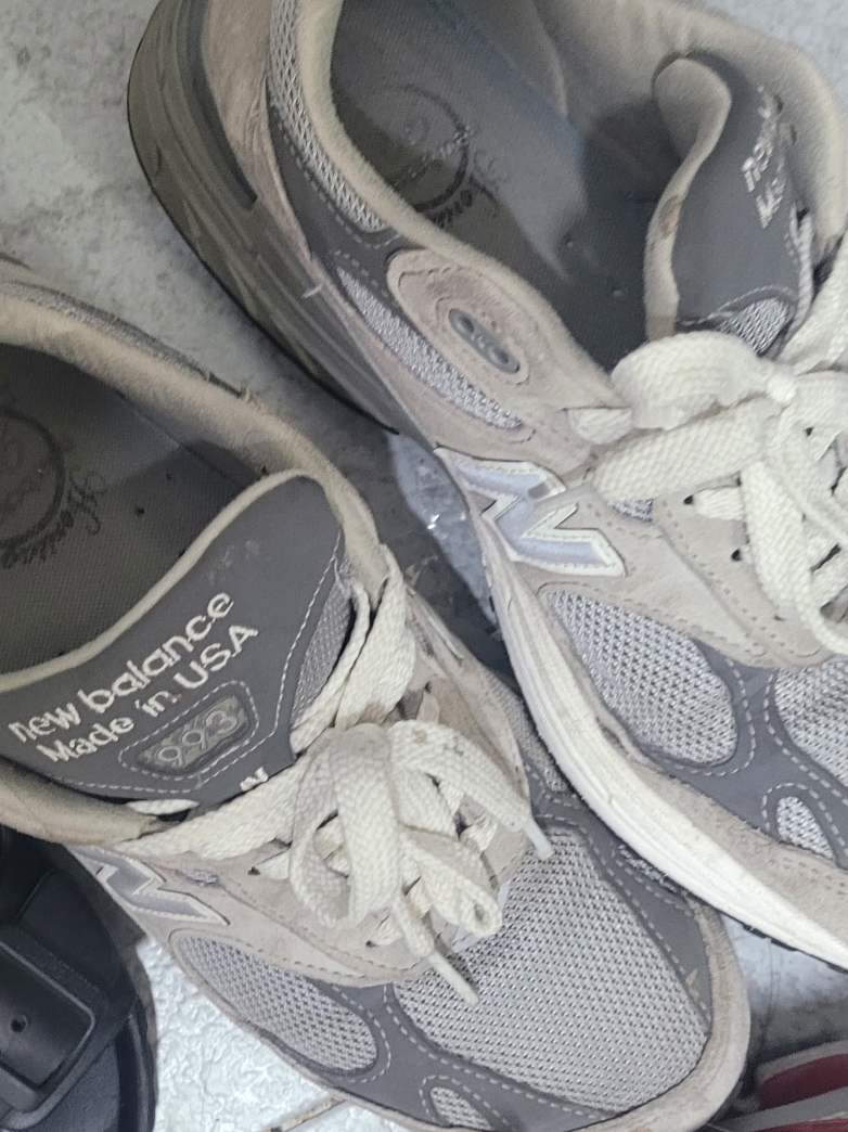 New Balance 993 Made in USA Grey - D Standard 착용 스타일