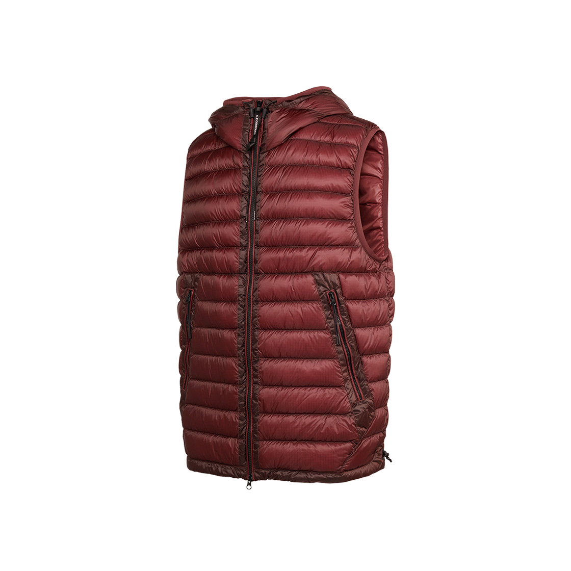 C.P. Company D.D. Shell Goggle Down Vest Ketchup Red - 23FW 상세 이미지 2