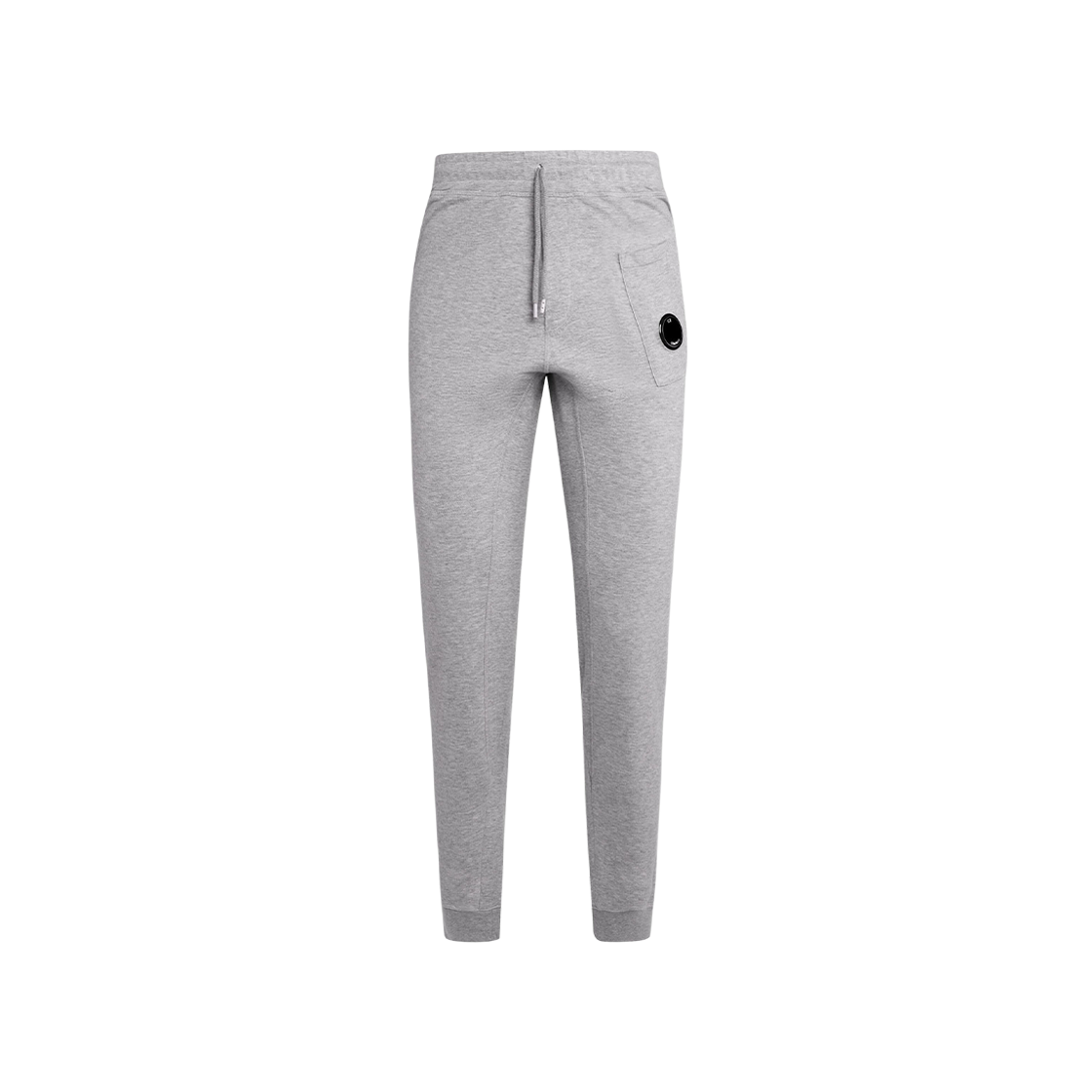 C.P. Company Light Fleece Auxiliary Sweatpants Grey Melange - 23FW 상세 이미지 1