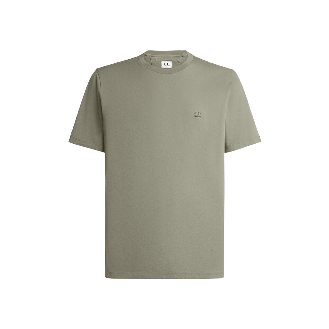 C.P. Company 30/1 Jersey Small Logo T-Shirt Bronze Green - 23FW 상세 이미지 1