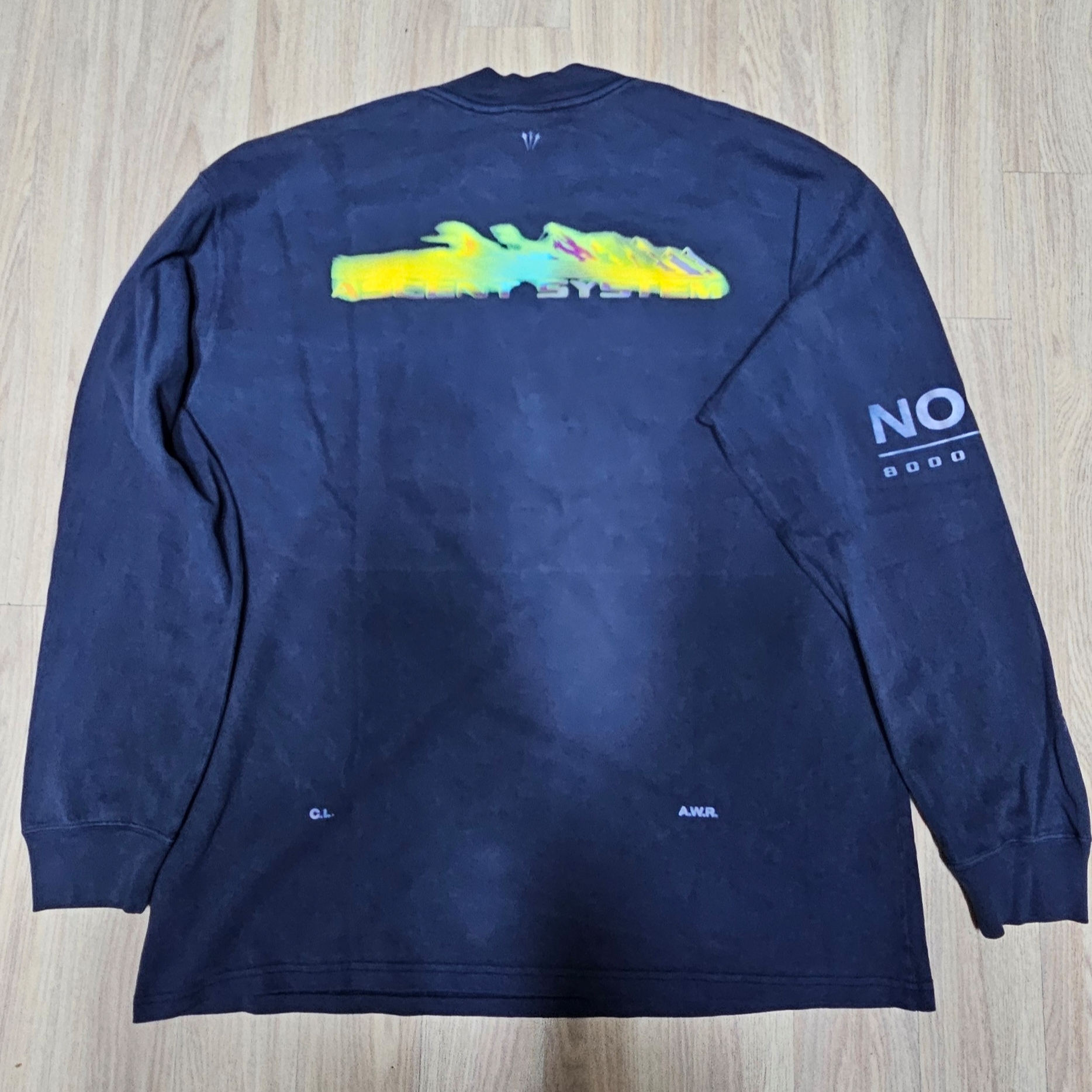 Nike x Drake Nocta 8K Peaks Long Sleeve Mock Dark Obsidian (FQ6556-451) 착용 스타일 - 2
