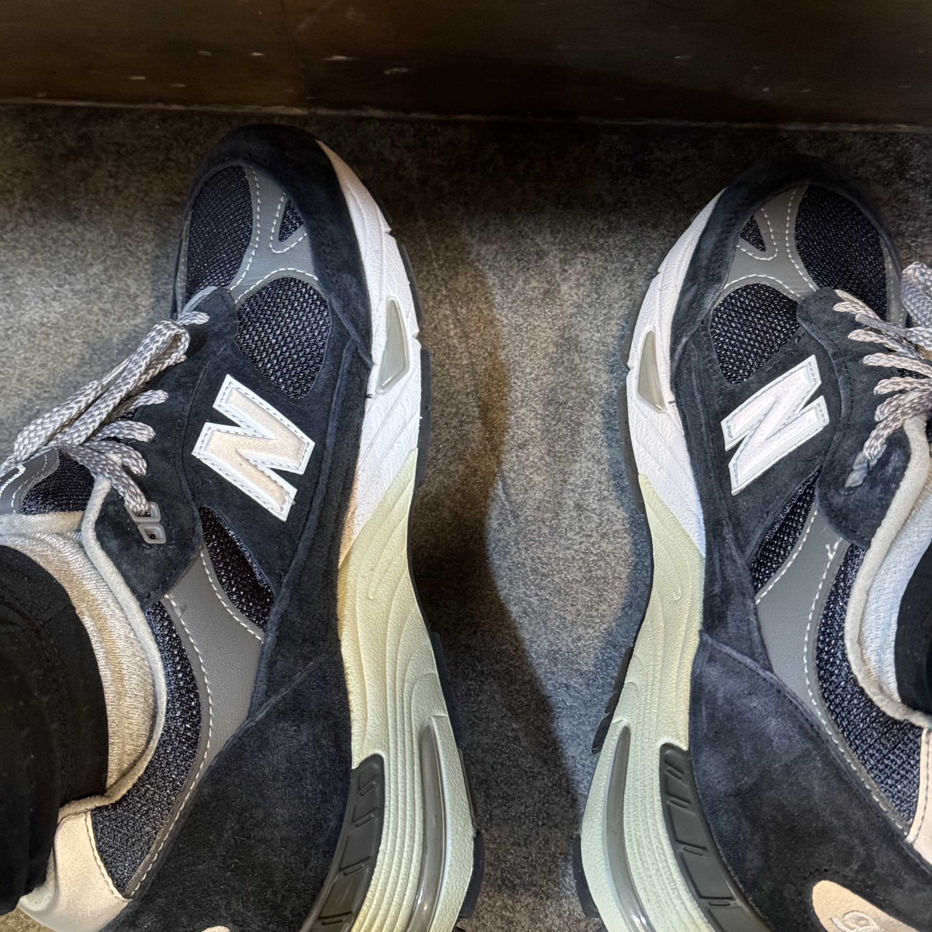 New Balance 991 Made in UK Navy 착용 스타일