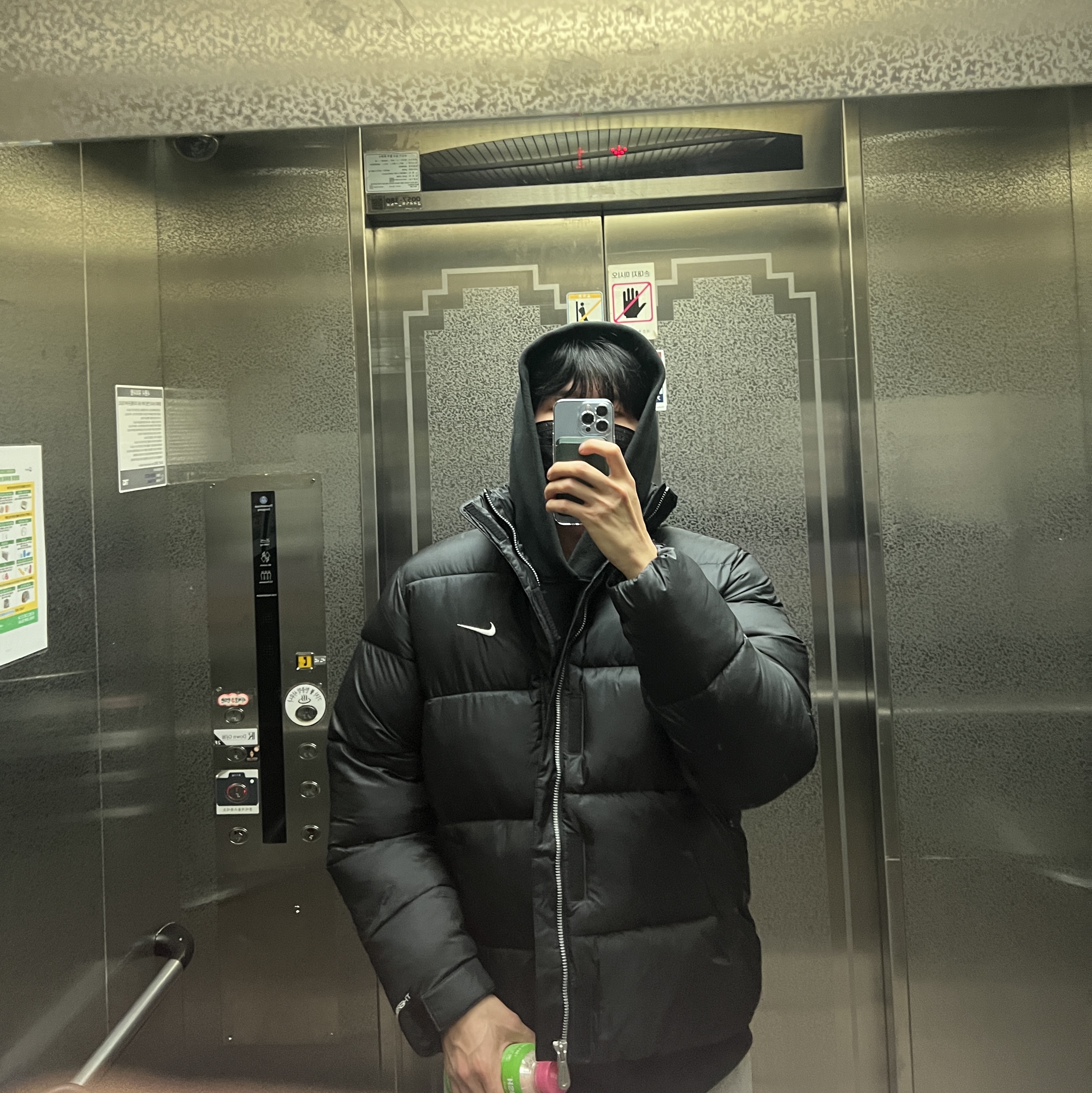 Nike Life Therma-Fit Puffer Jacket Black - Asia, Essentials The Core Collection Hoodie Stretch Limo 착용 스타일