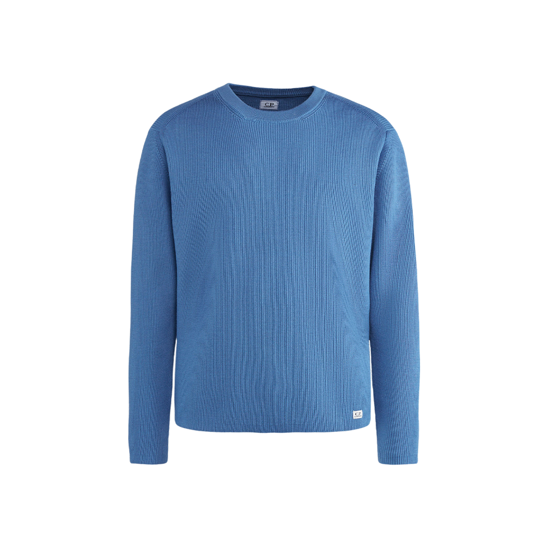 C.P. Company Re-Wool Logo Knit Riviera Blue - 23FW 상세 이미지 1