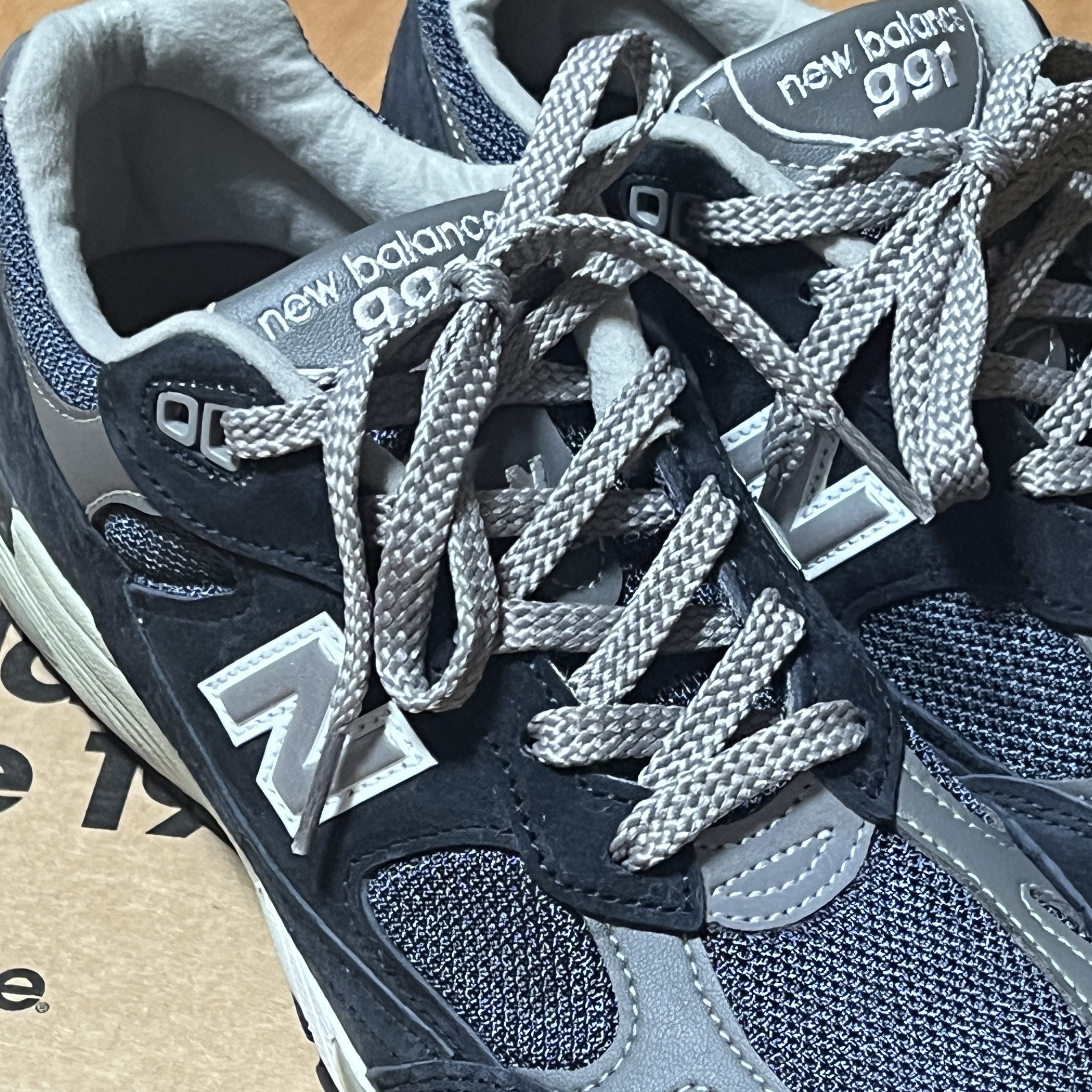 (W) New Balance 991 Made in UK Navy 착용 스타일