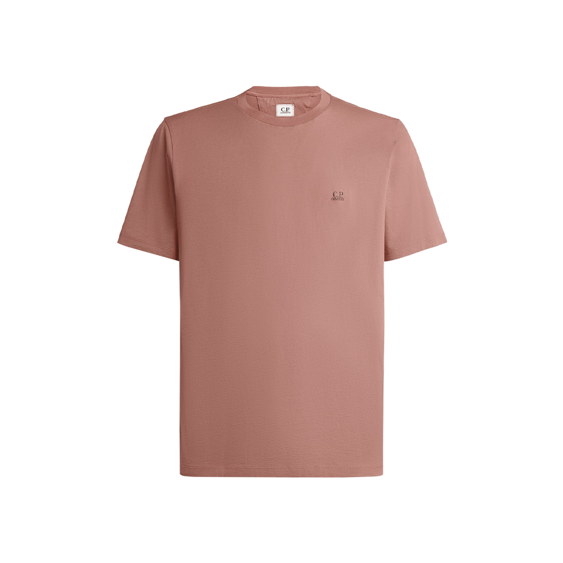 C.P. Company 30/1 Jersey Small Logo T-Shirt Cedar Wood Pink - 23FW 상세 이미지 1