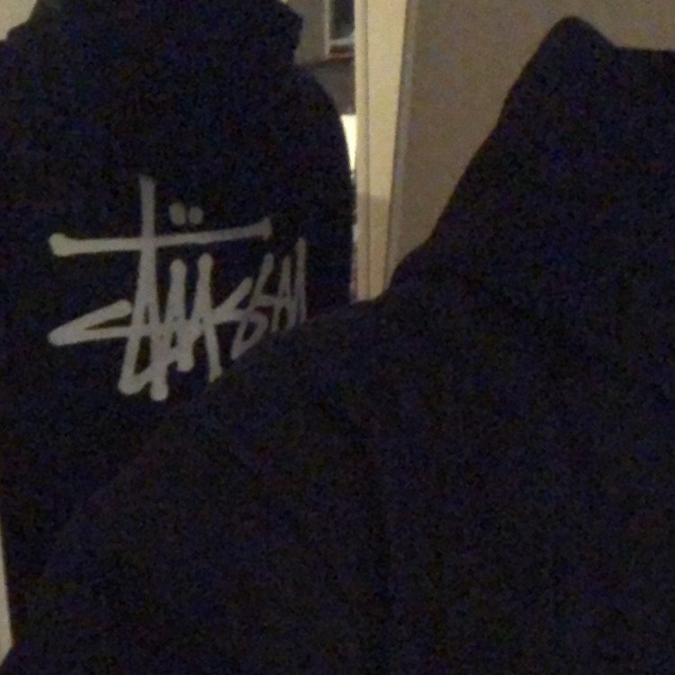 Stussy Basic Stussy Hoodie Black 2023 착용 스타일