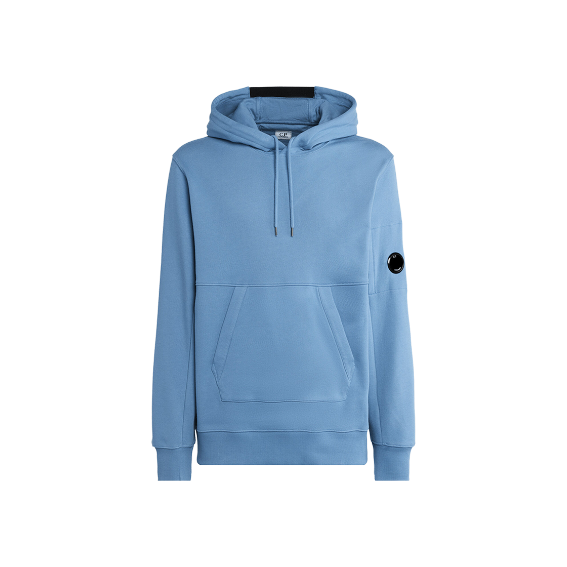 C.P. Company Diagonal Raised Fleece Hoodie Riviera Blue - 23FW 상세 이미지 1