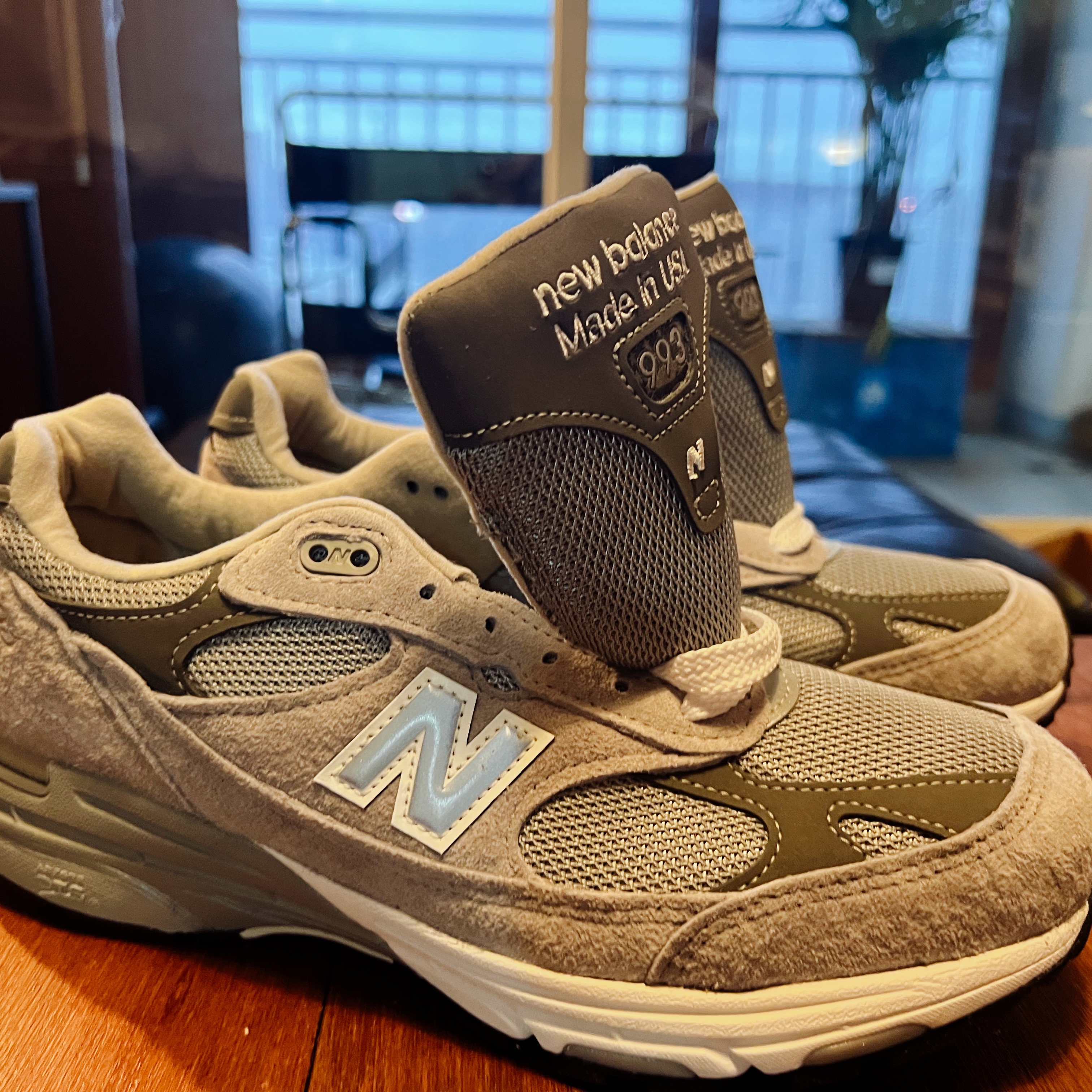 New Balance 993 Made in USA Grey - D Standard 착용 스타일