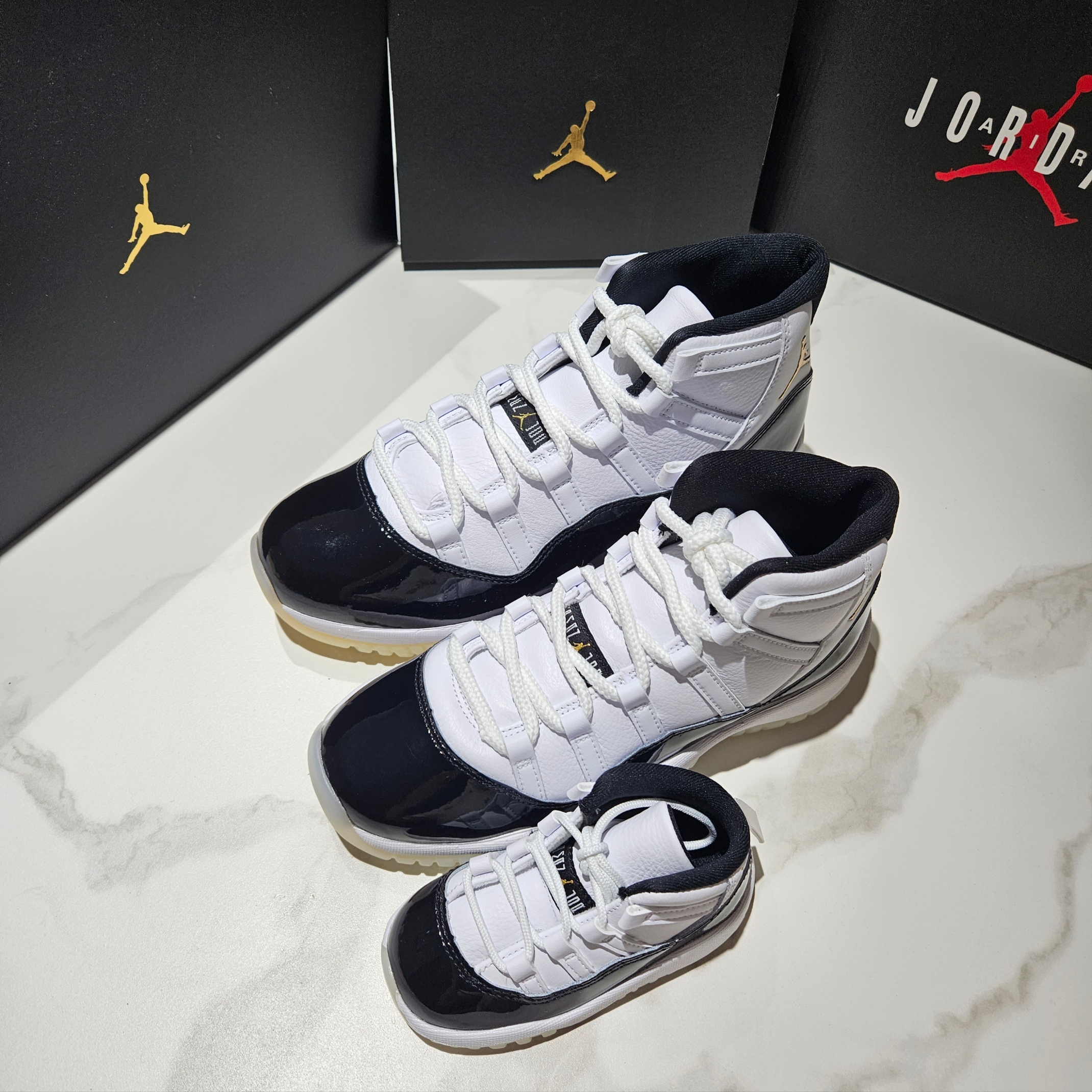 Jordan 11 Retro Gratitude, (GS) Jordan 11 Retro Gratitude 착용 스타일 - 2