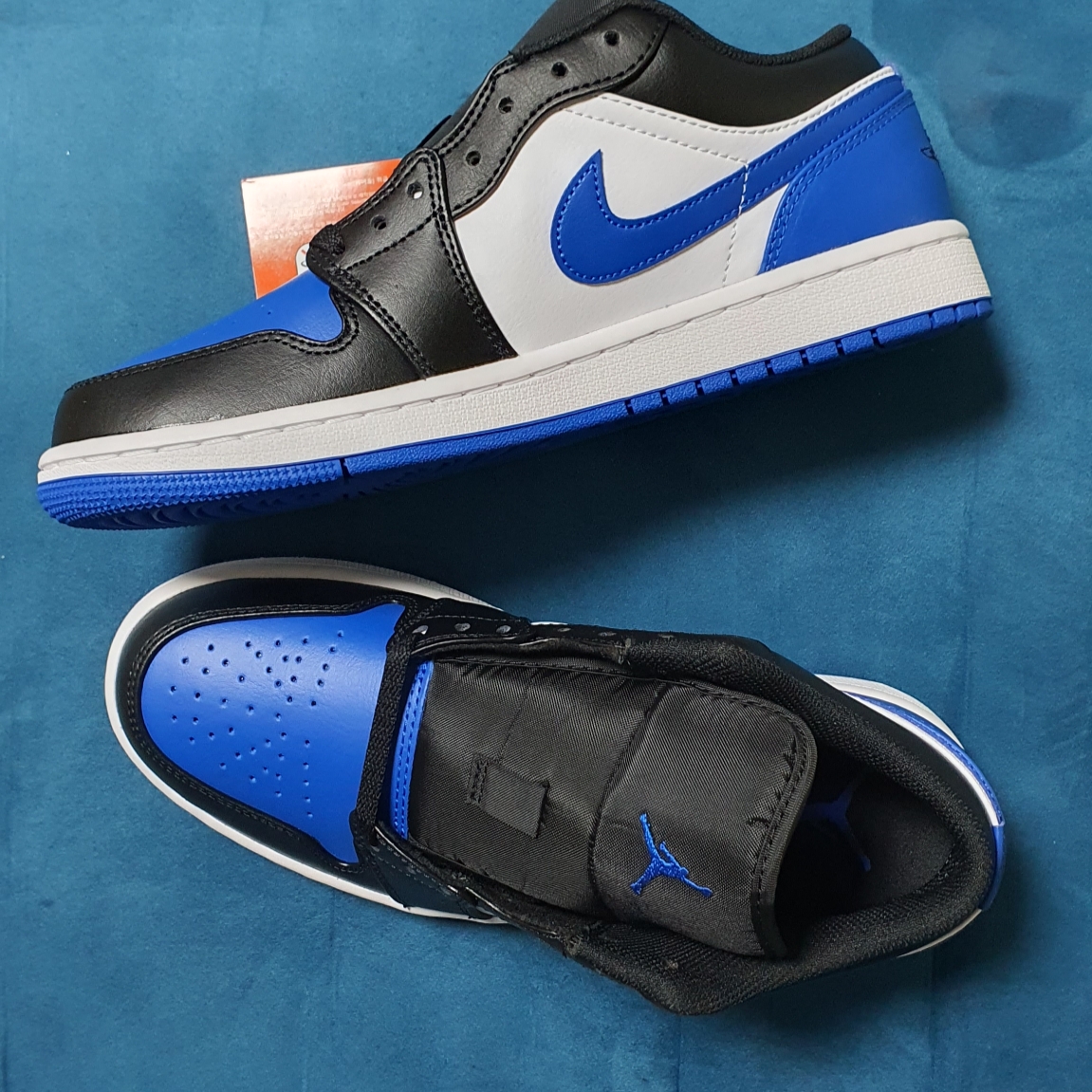Jordan 1 Low Alternate Royal Toe 착용 스타일