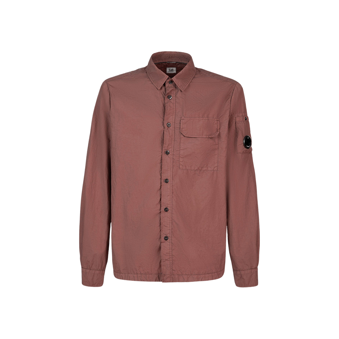 C.P. Company Taylon L Buttoned Shirt Cedar Wood Pink - 23FW 상세 이미지 1