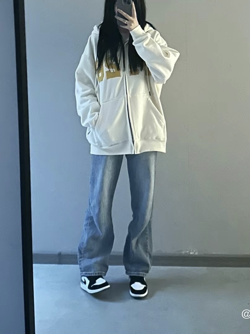 (GS) Jordan 1 Low Black Mystic Green 착용 스타일