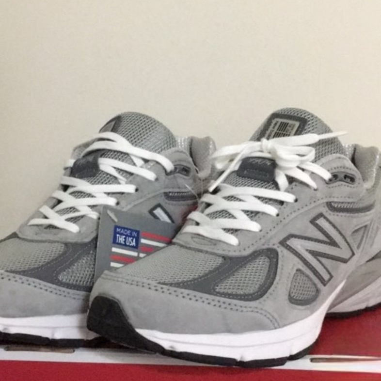 New Balance 990v4 Made in USA Grey - D Standard 착용 스타일