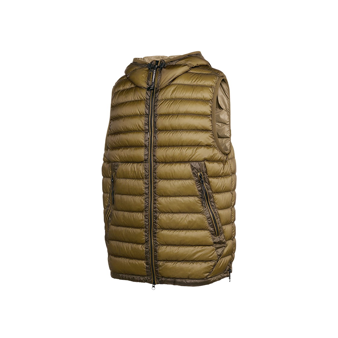 C.P. Company D.D. Shell Goggle Down Vest Butternut Brown - 23FW 상세 이미지 2