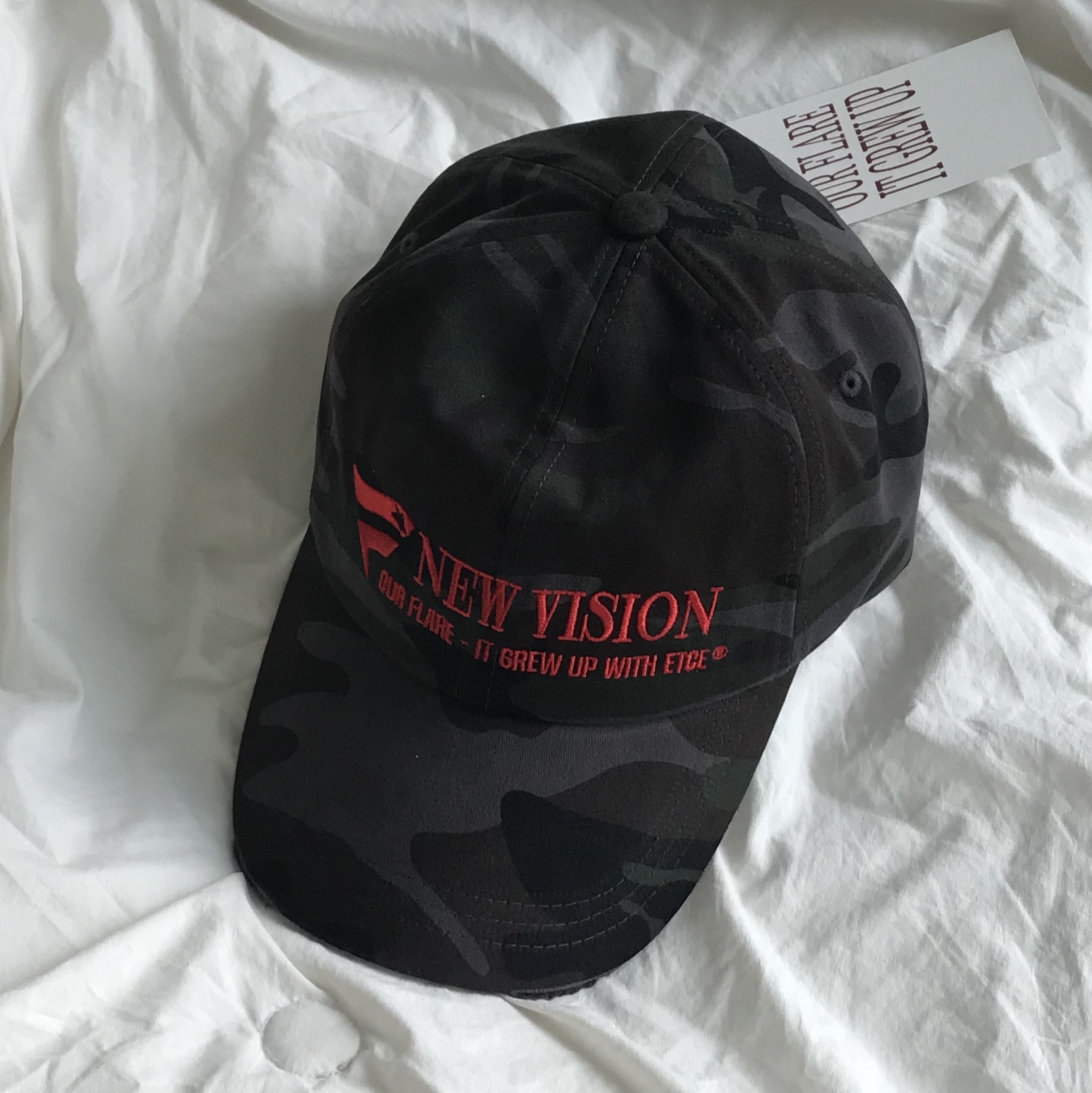 Etce New Vision Camo Cap Night Jungle 착용 스타일