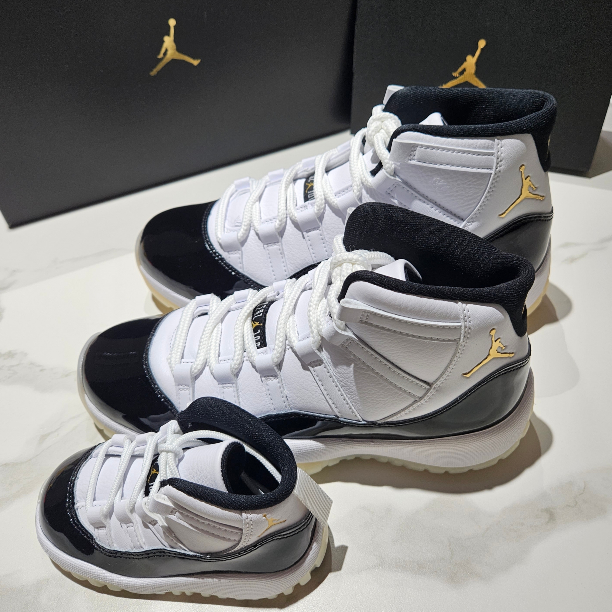 Jordan 11 Retro Gratitude, (GS) Jordan 11 Retro Gratitude 착용 스타일 - 1